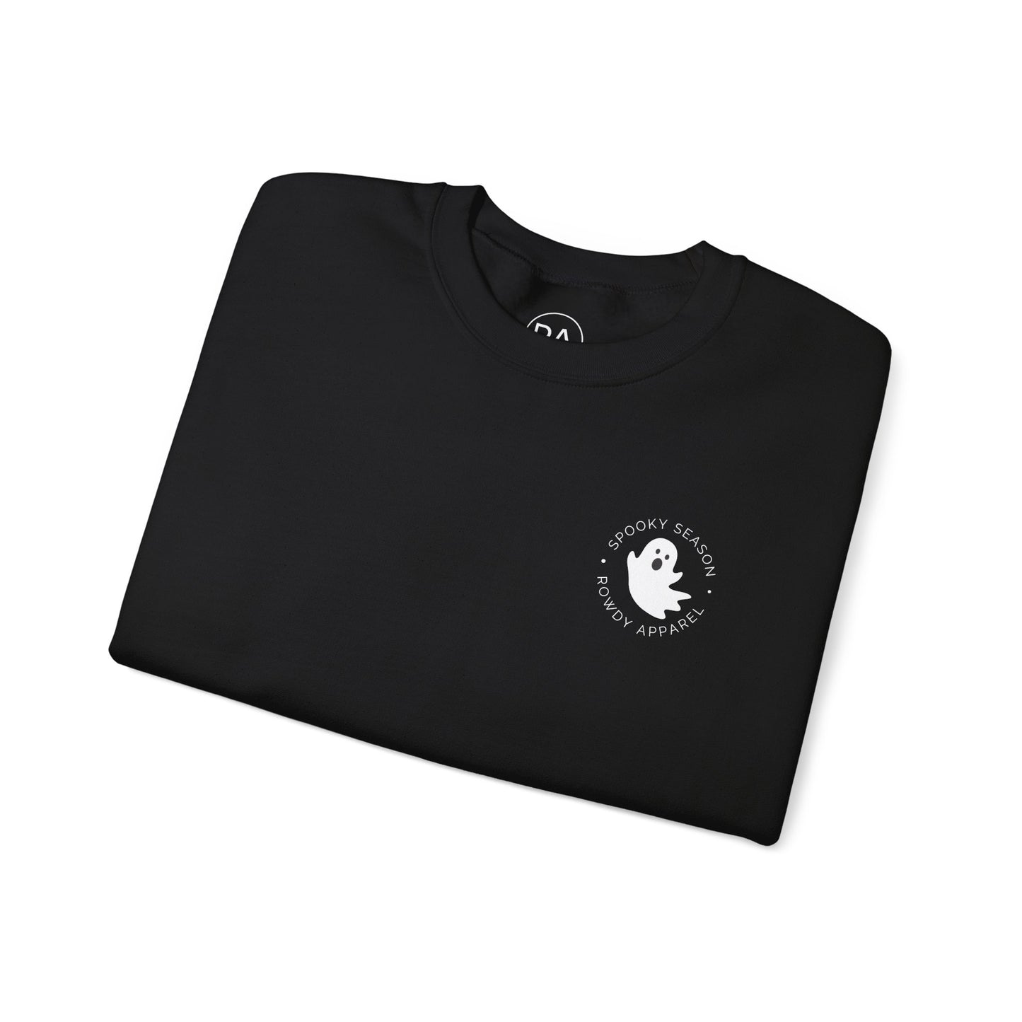 Spooky SZN Ghost Logo Unisex Heavy Blend™ Crewneck Sweatshirt