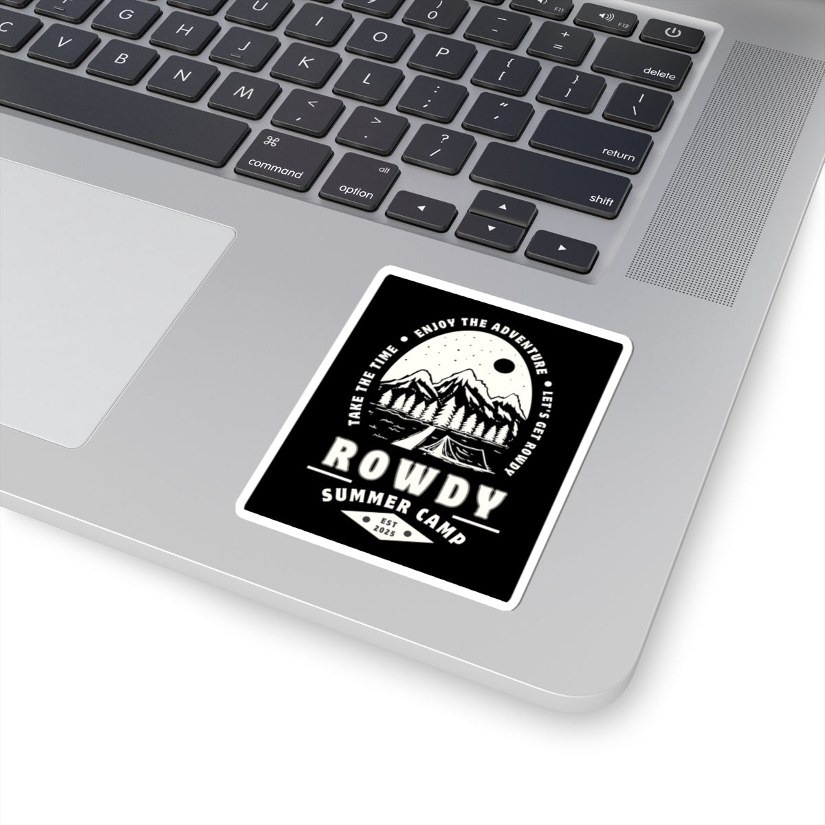 Rowdy Camp Stickers