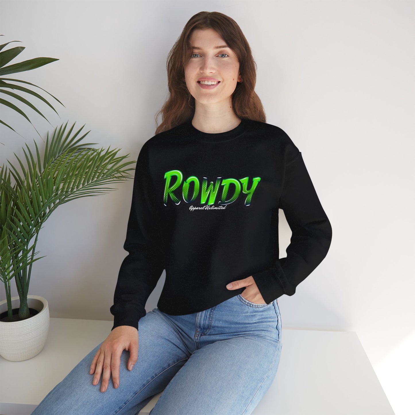 Graffiti Green Unisex Heavy Blend™ Crewneck Sweatshirt