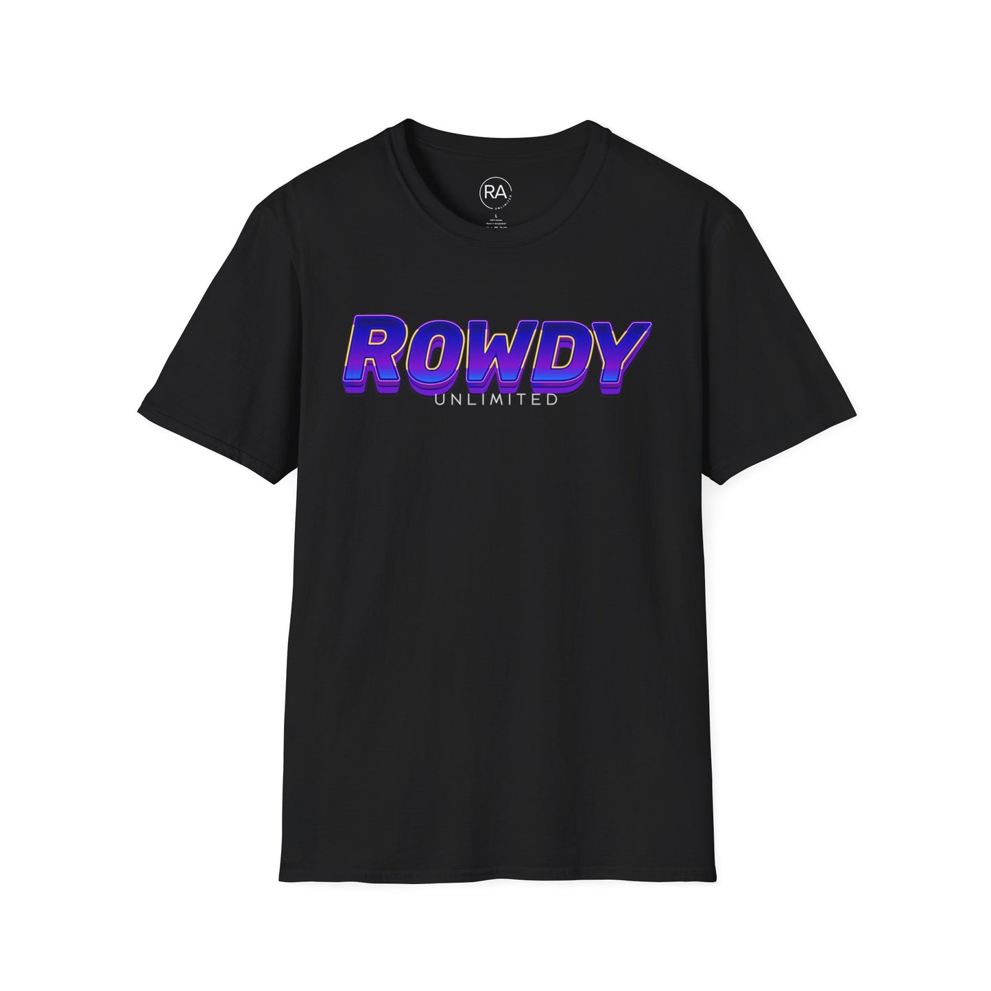 Super Rowdy Purple Unisex Softstyle T-Shirt