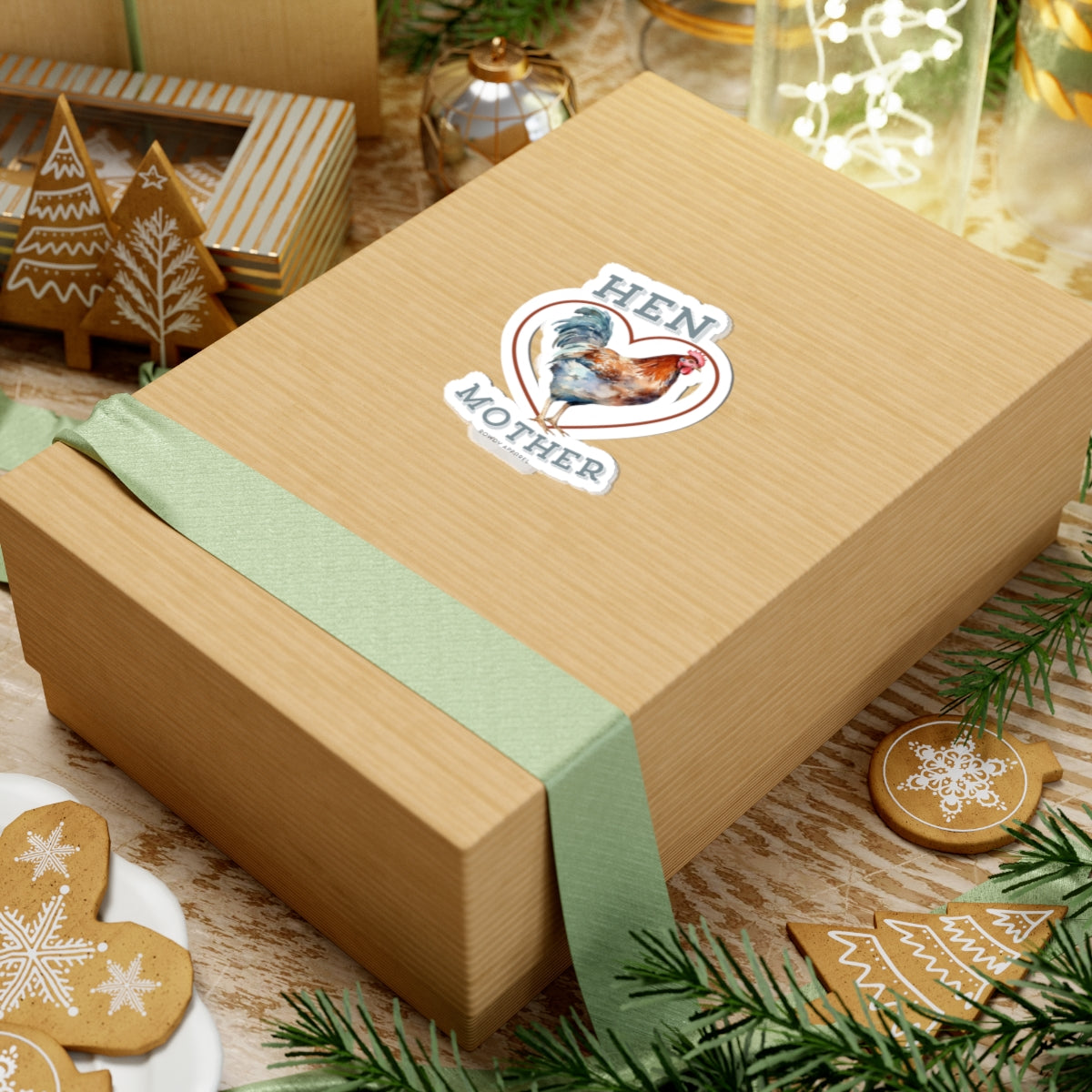 Chicken Kiss-Cut Stickers
