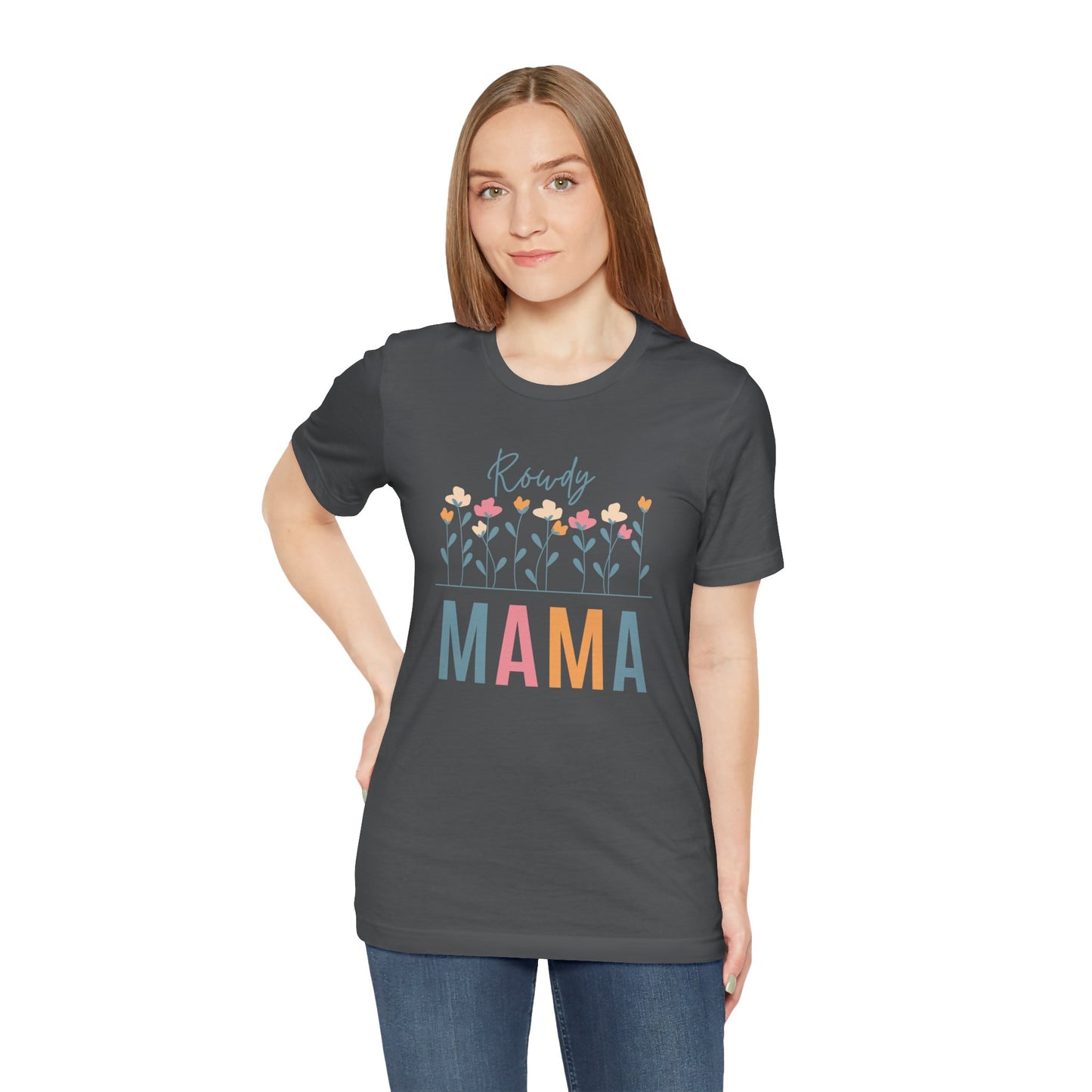 Rowdy Mama Floral Short Sleeve Tee