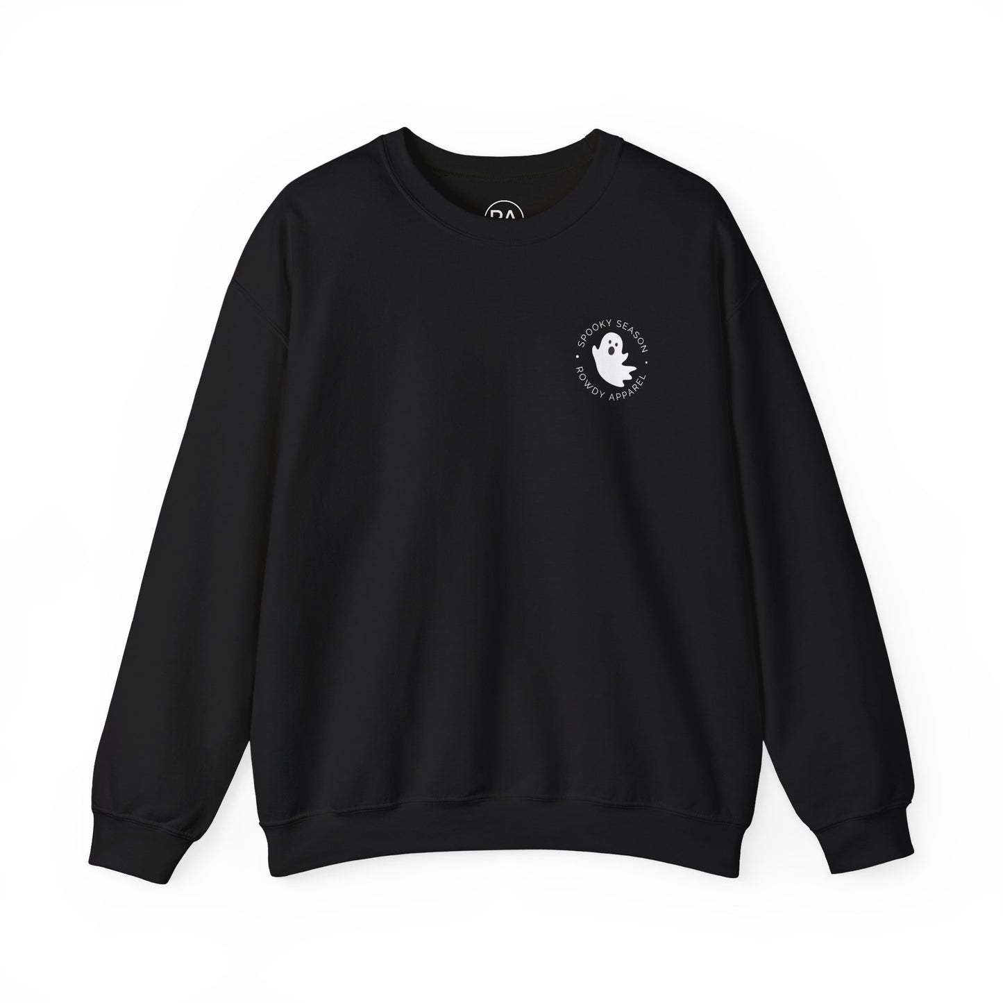 Spooky SZN Ghost Logo Unisex Heavy Blend™ Crewneck Sweatshirt