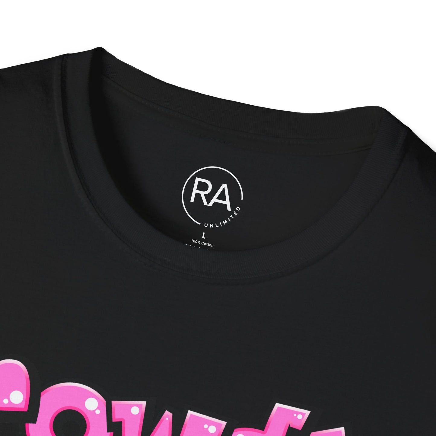 Pink Graffiti Rowdy Unisex Softstyle T-Shirt