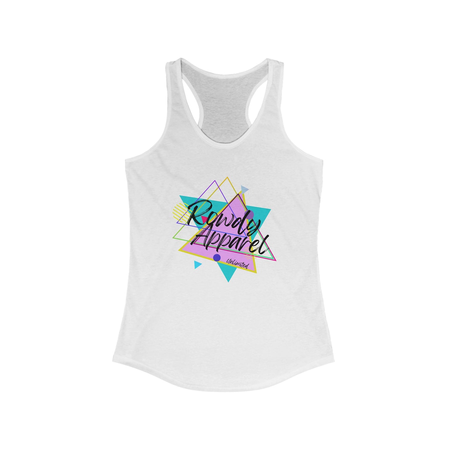 Women's Ideal Racerback Tank-RA triangles