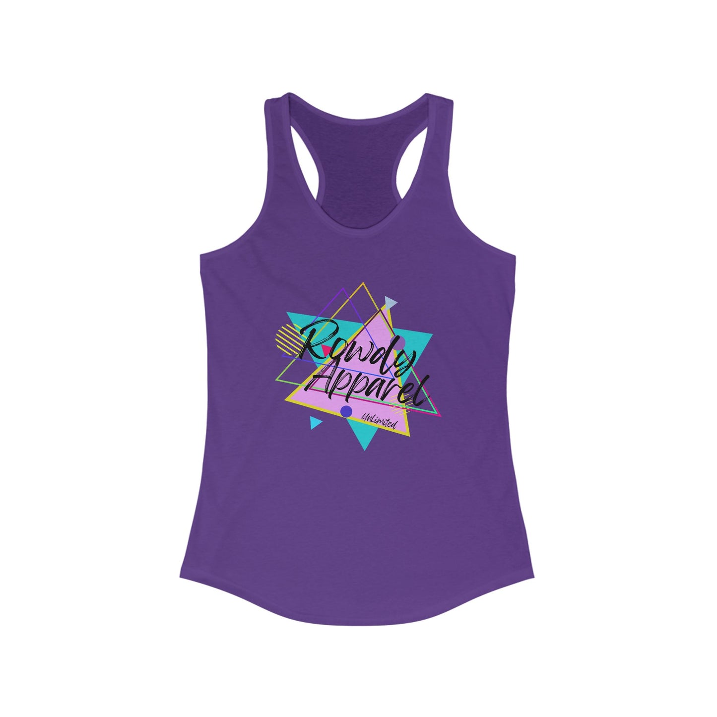 Women's Ideal Racerback Tank-RA triangles