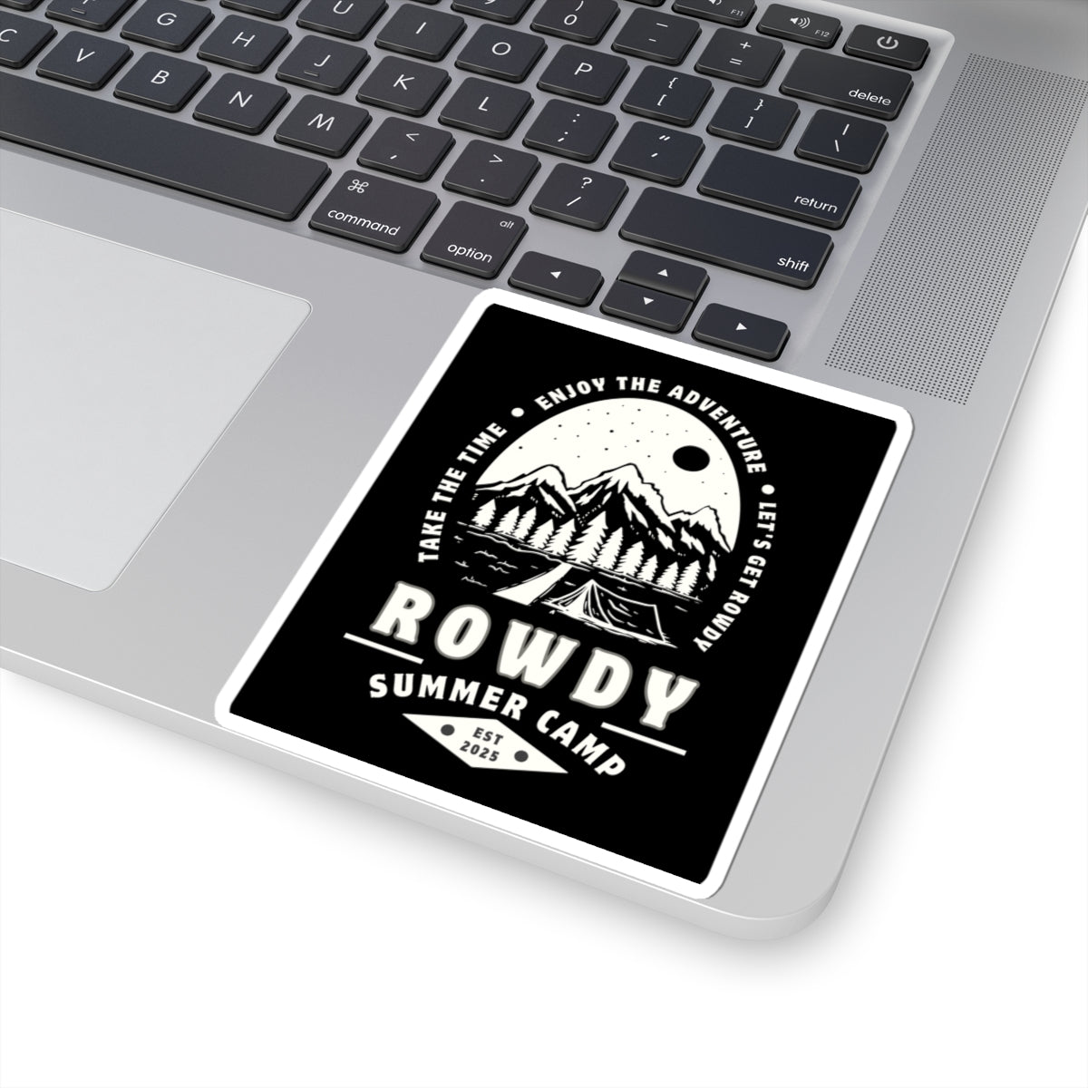 Rowdy Camp Stickers