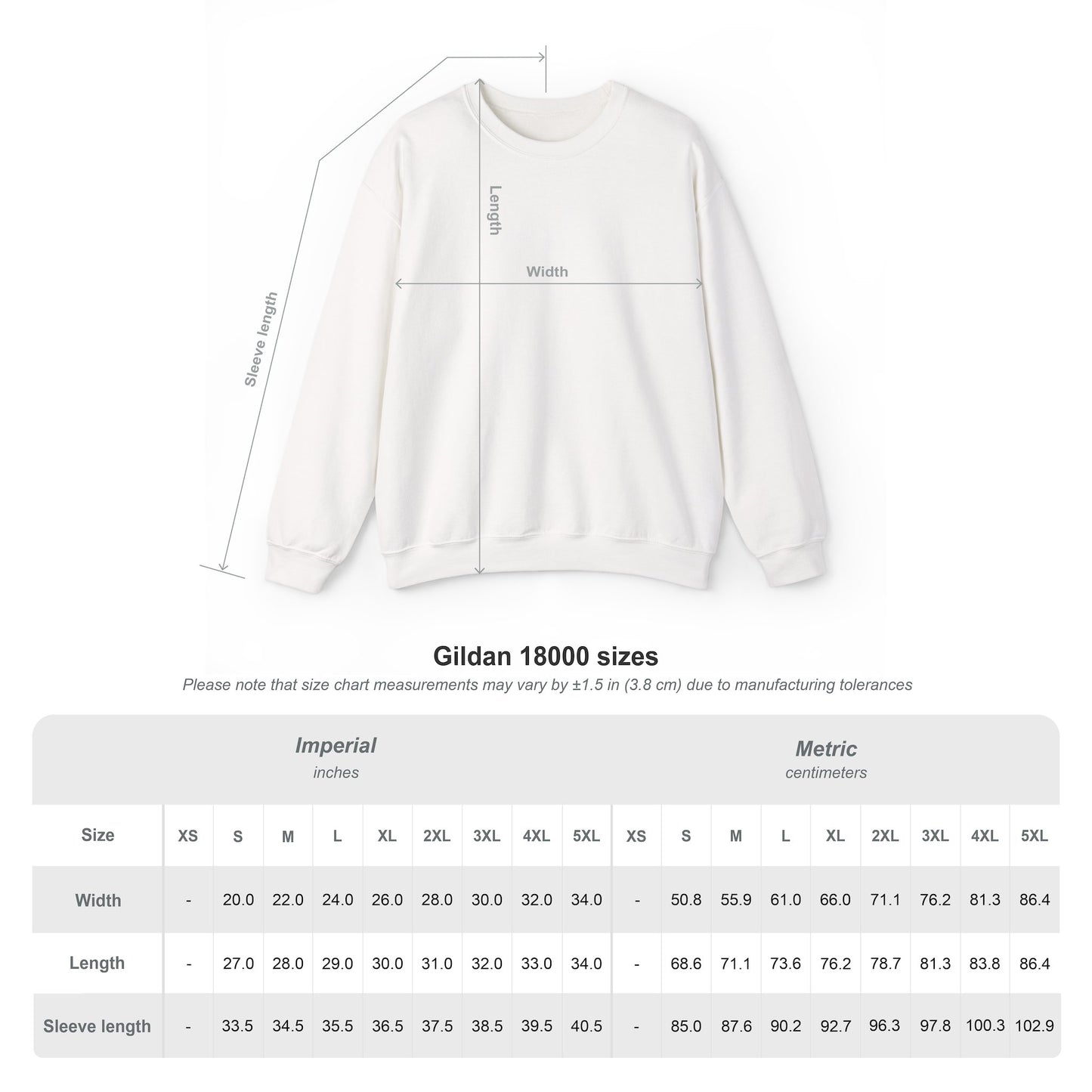 Spooky SZN Ghost Logo Unisex Heavy Blend™ Crewneck Sweatshirt