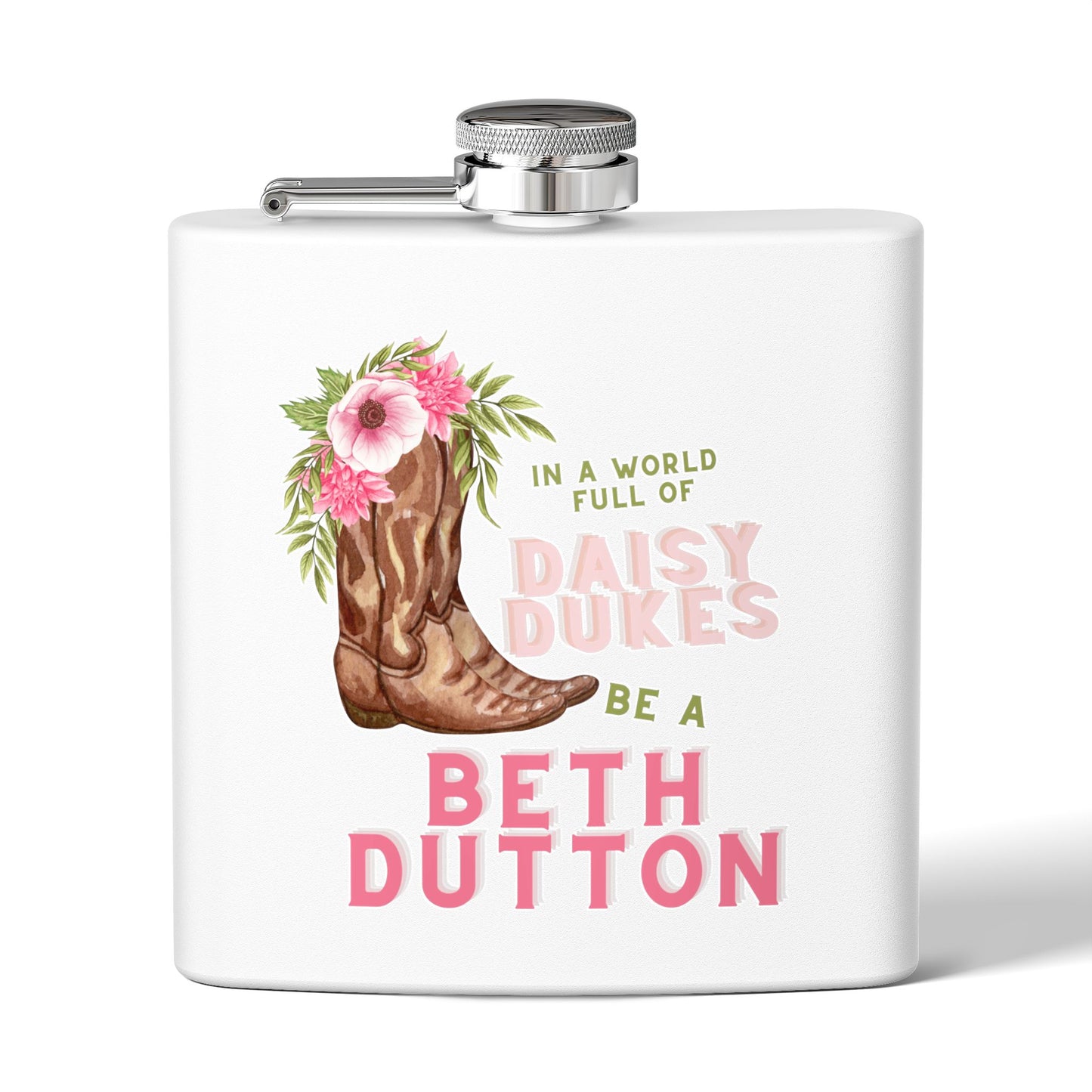 Stainless Steel Flask, 6oz