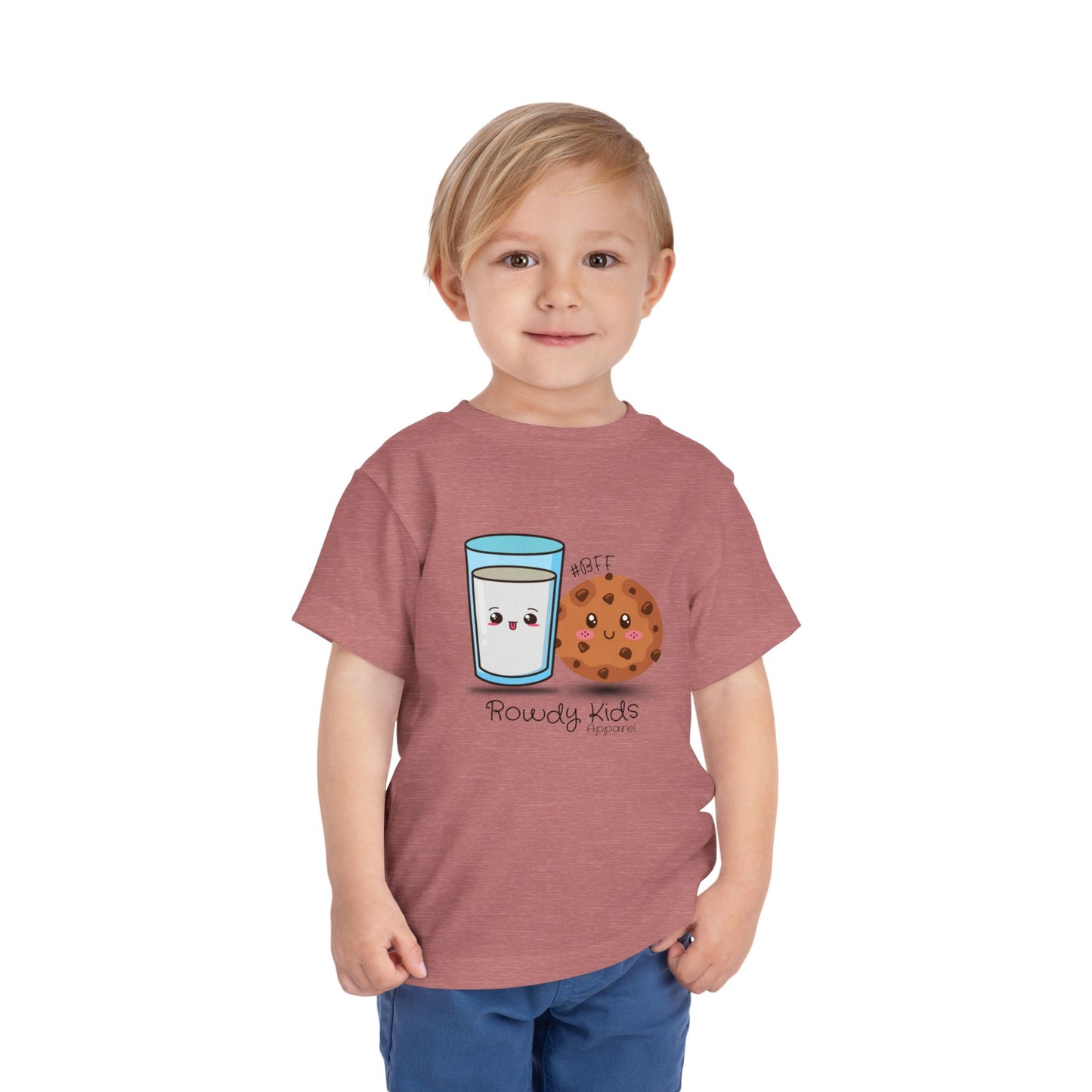 Toddler Short Sleeve Tee - milk & cookies