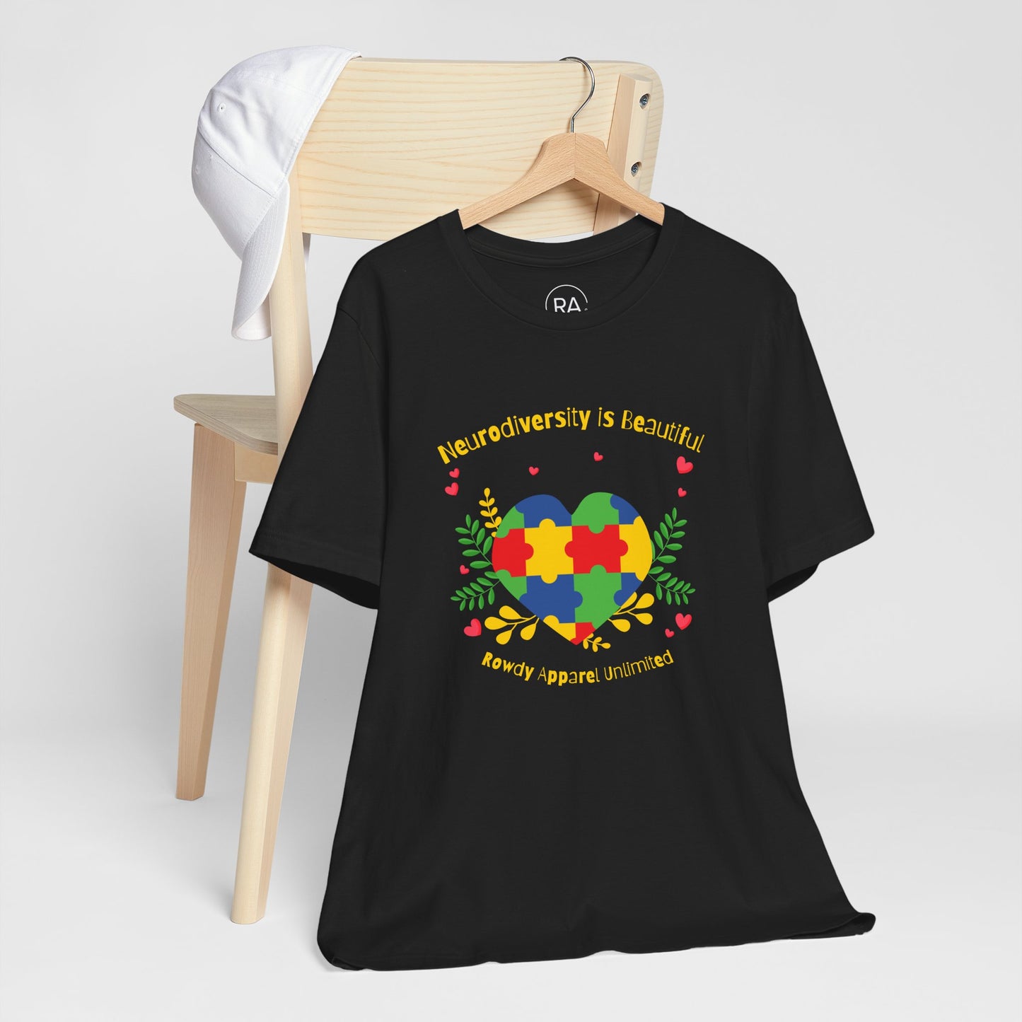Neurodiversity is Beautiful Short Sleeve Tee-Autism Awareness