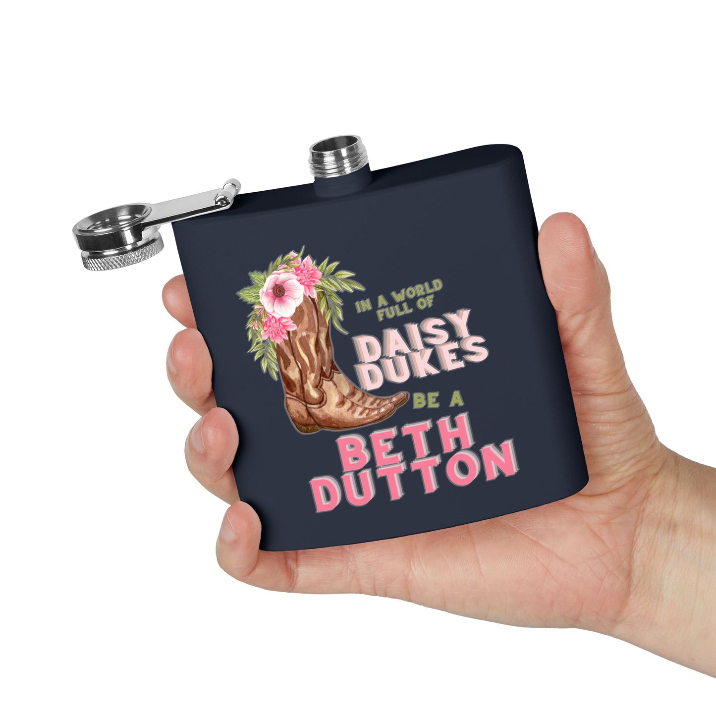 Stainless Steel Flask, 6oz