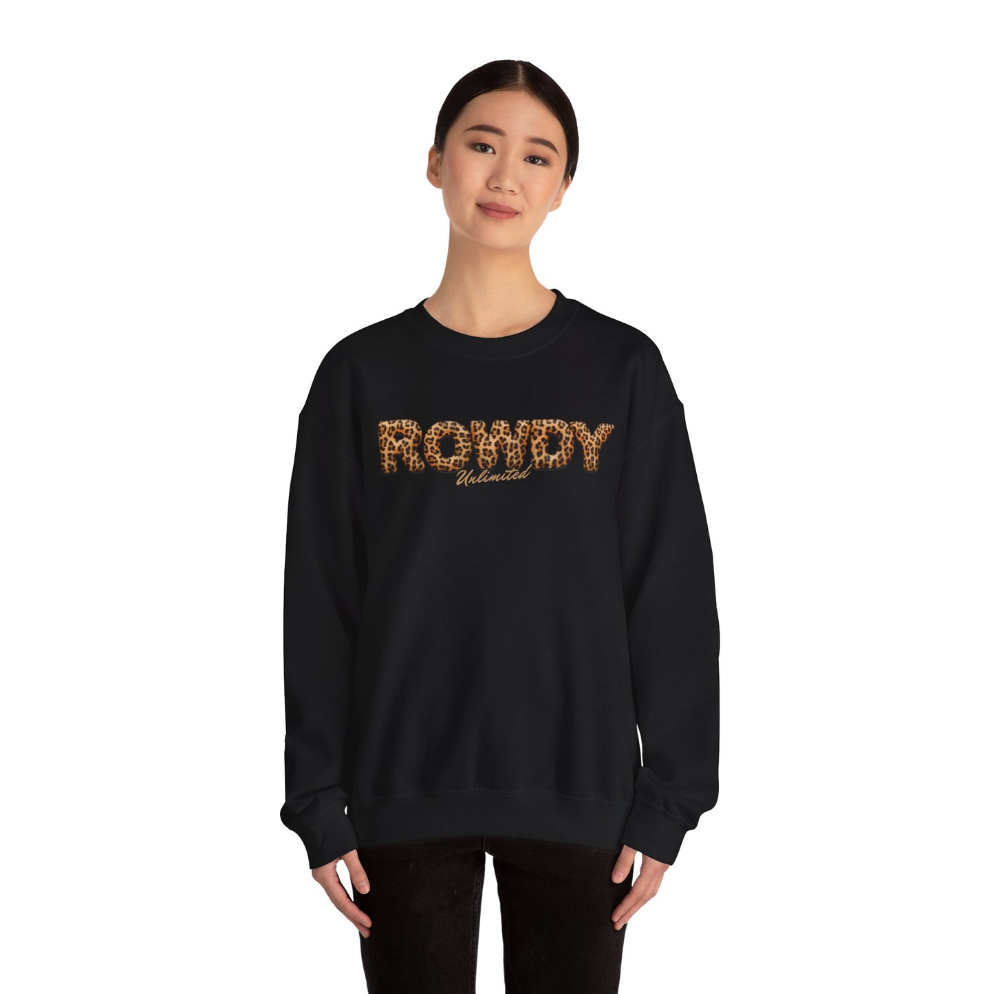 Rowdy Cheetah Unisex Heavy Blend™ Crewneck Sweatshirt