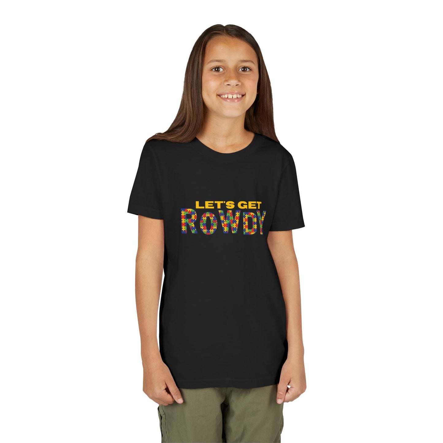 Youth Short Sleeve Tee - Autism Awareness Spread the LOVE