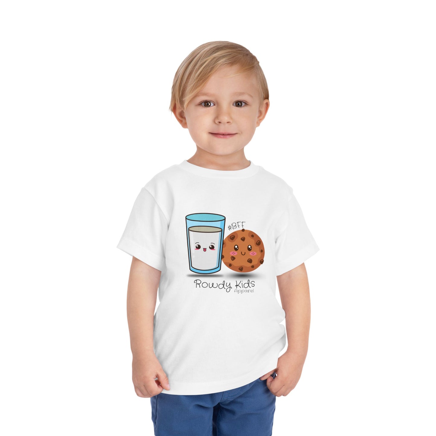 Toddler Short Sleeve Tee - milk & cookies