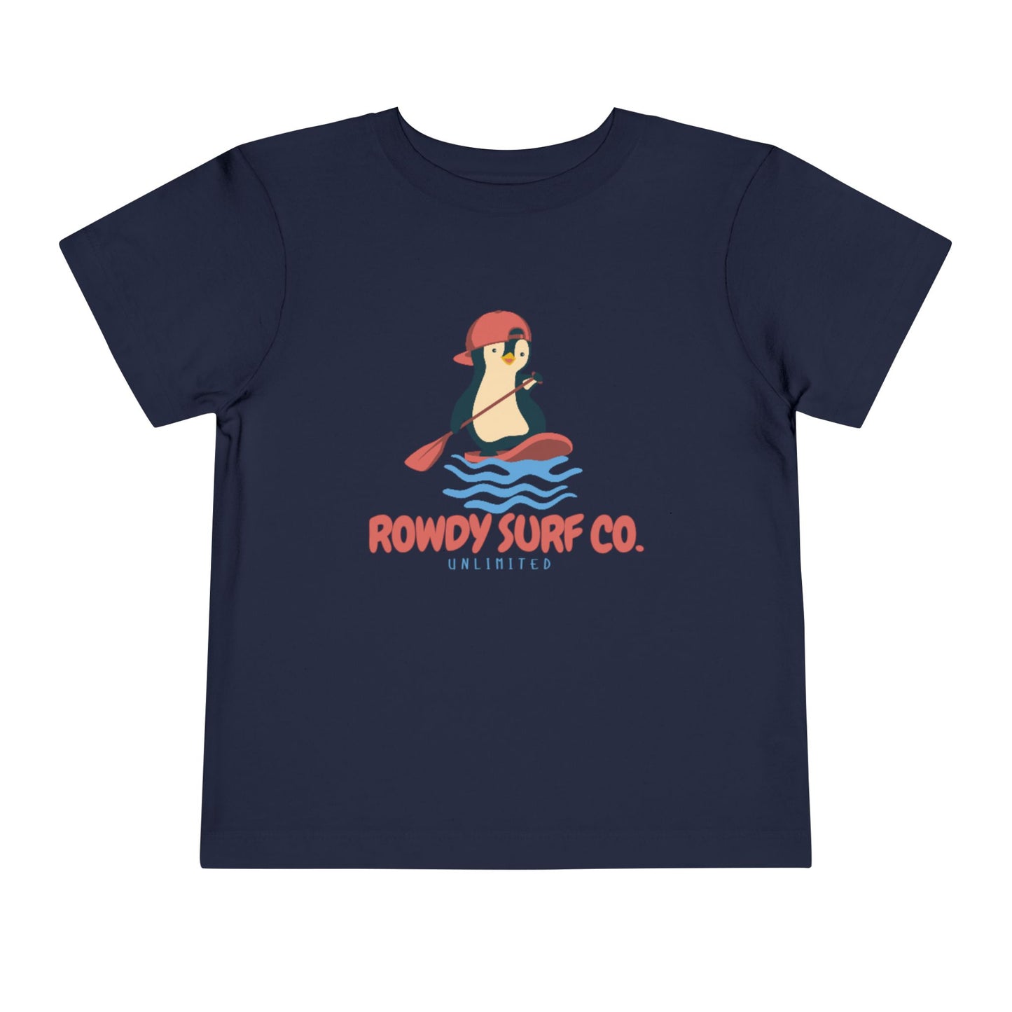 Surfing Penguin Toddler Short Sleeve Tee