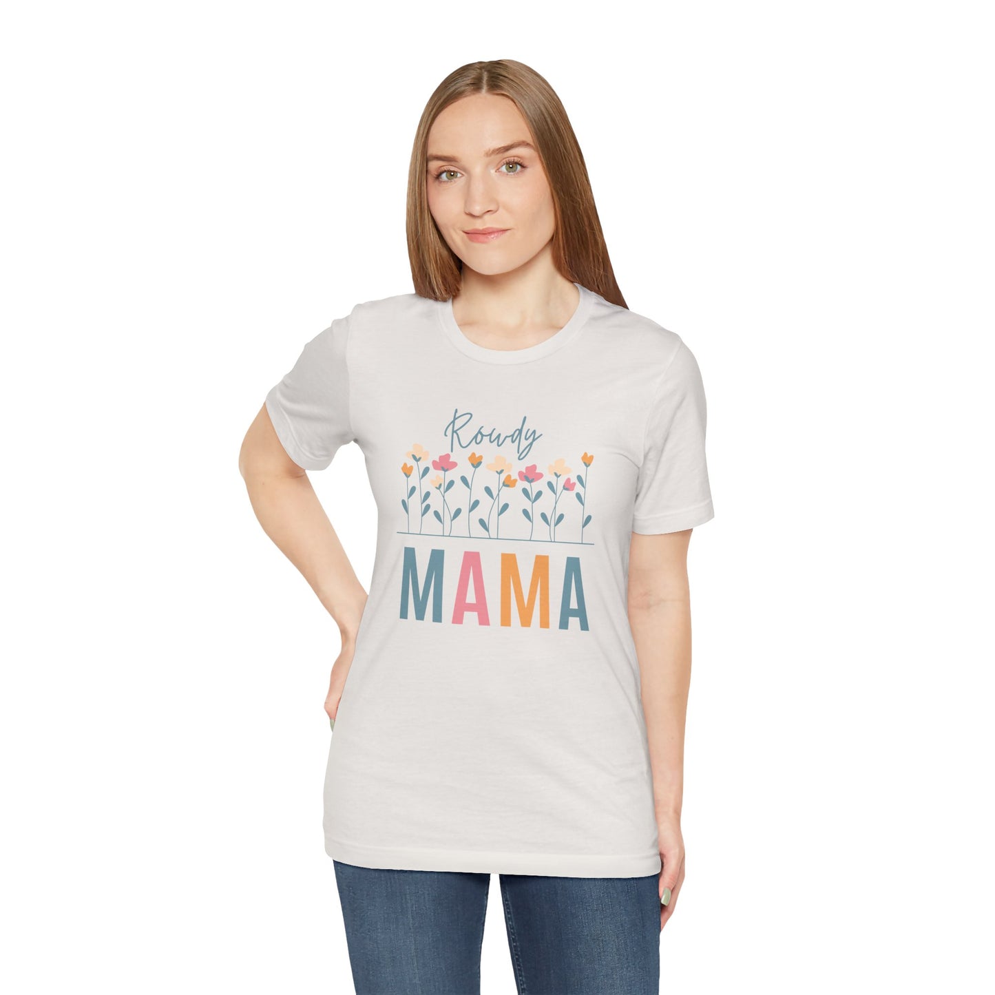 Rowdy Mama Floral Short Sleeve Tee