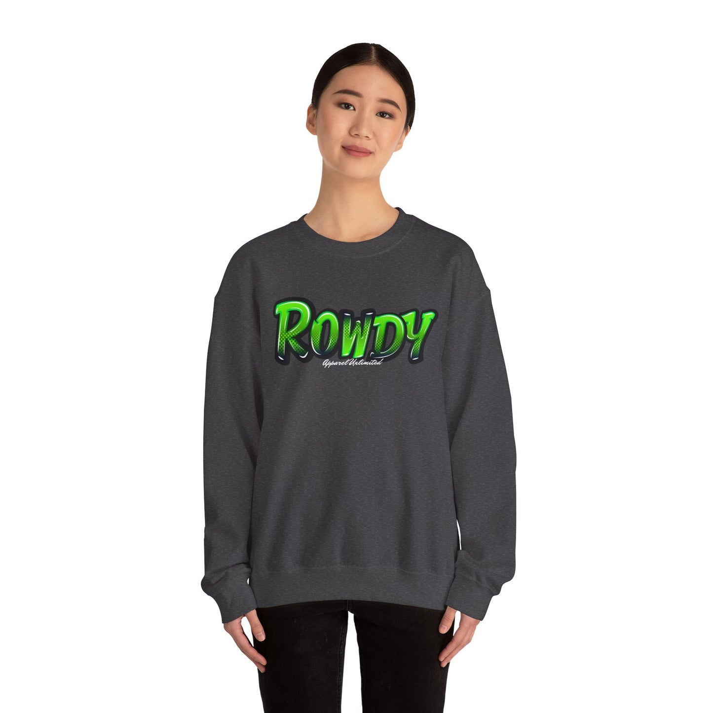Graffiti Green Unisex Heavy Blend™ Crewneck Sweatshirt