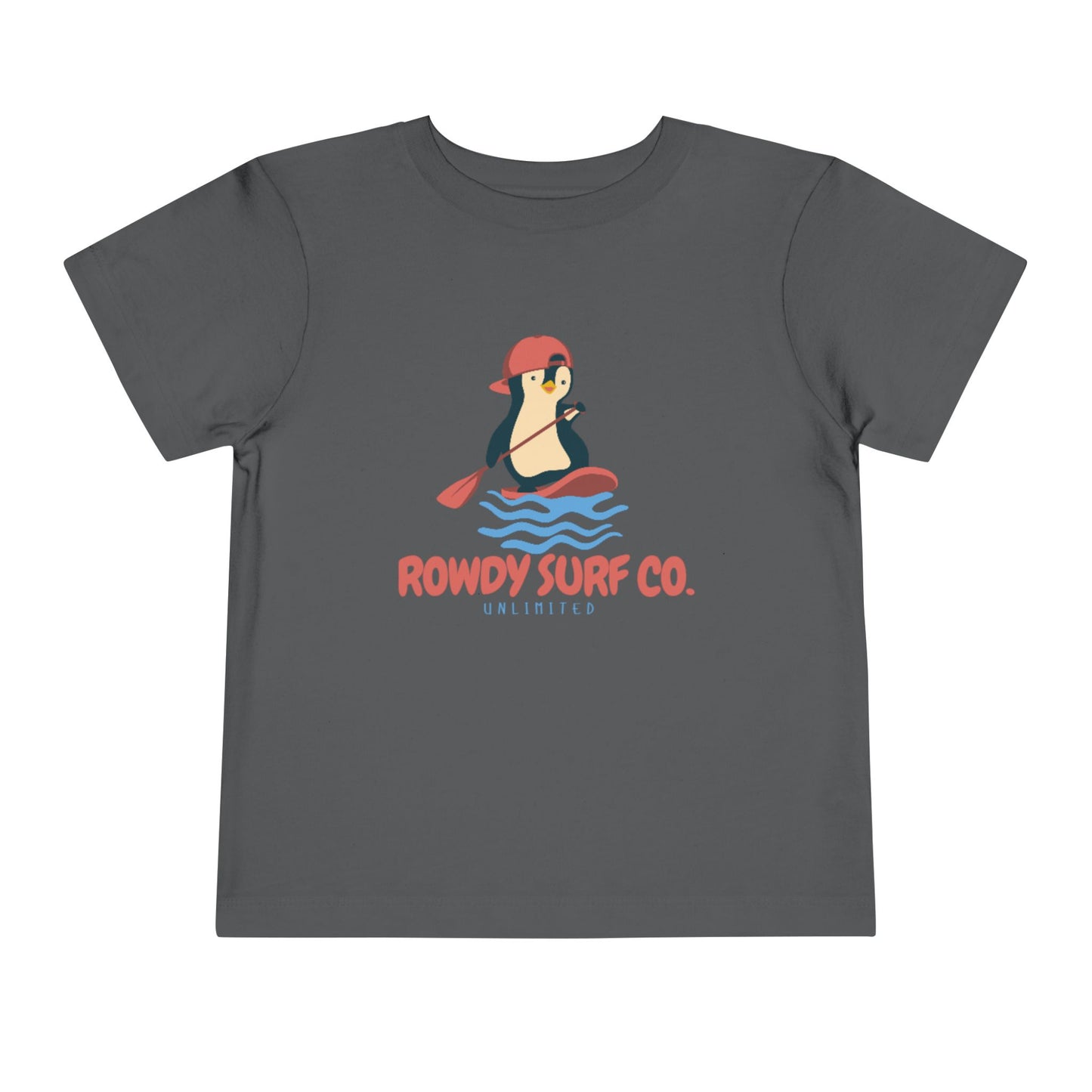 Surfing Penguin Toddler Short Sleeve Tee