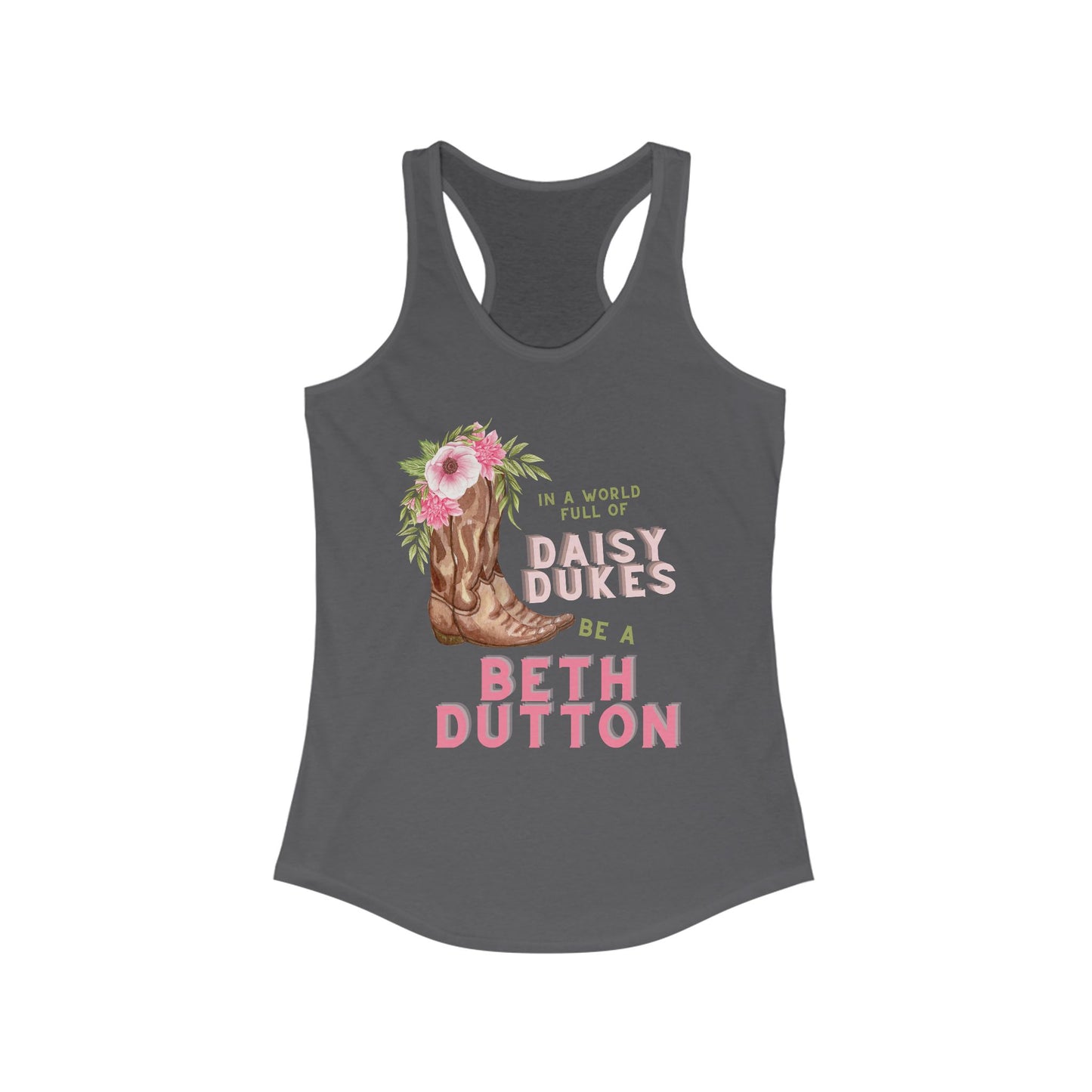Women's Ideal Racerback Tank-Beth Dutton