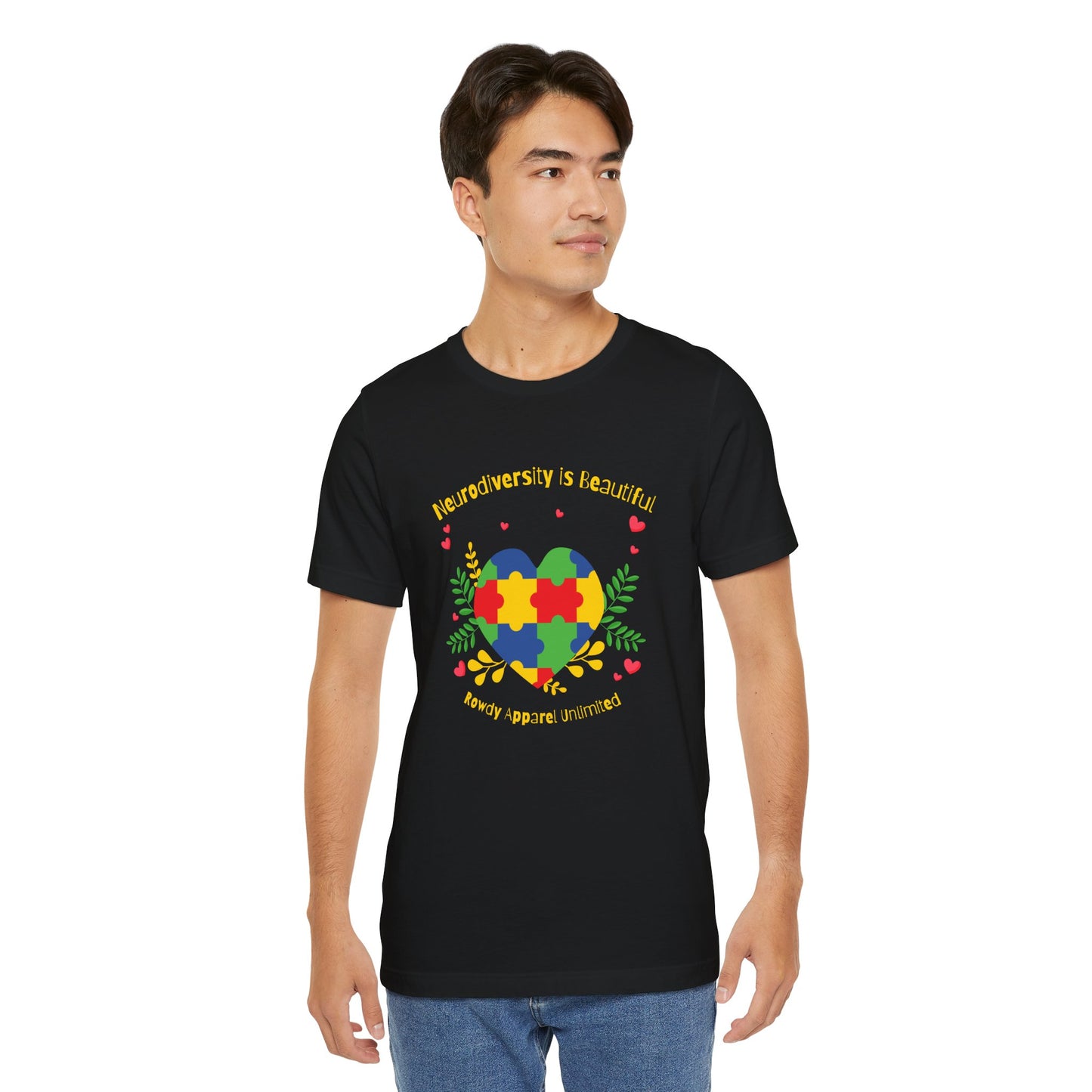 Neurodiversity is Beautiful Short Sleeve Tee-Autism Awareness