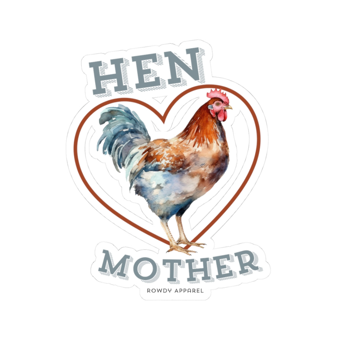 Chicken Kiss-Cut Stickers