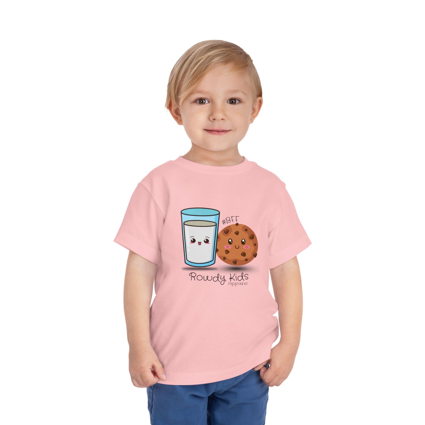Toddler Short Sleeve Tee - milk & cookies