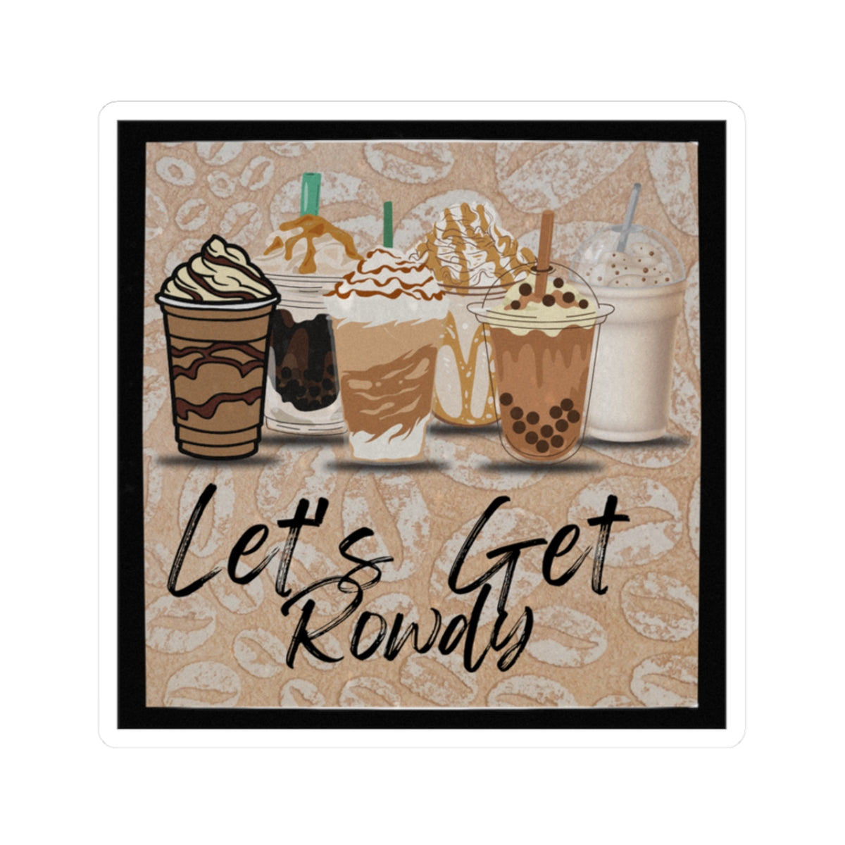 Coffee Kiss-Cut Stickers