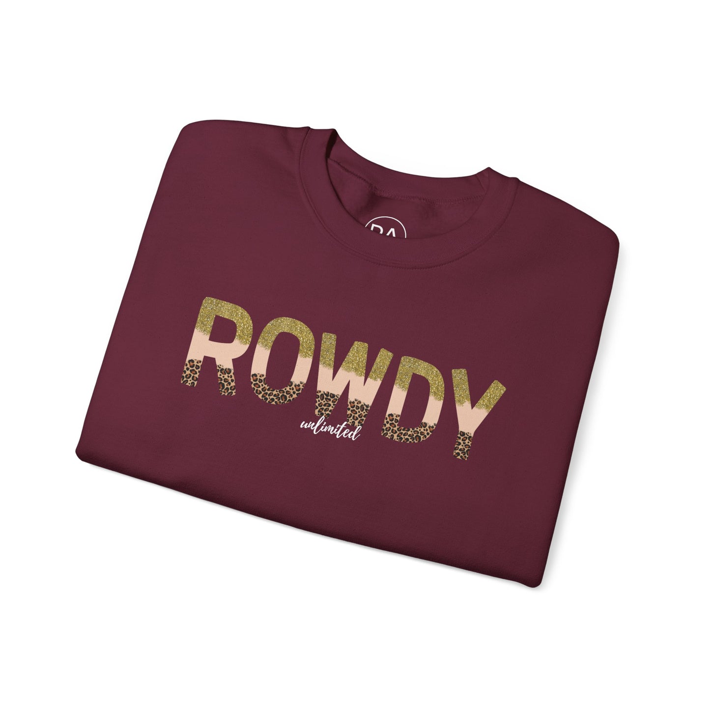 Gold Girl Rowdy Unisex Heavy Blend™ Crewneck Sweatshirt