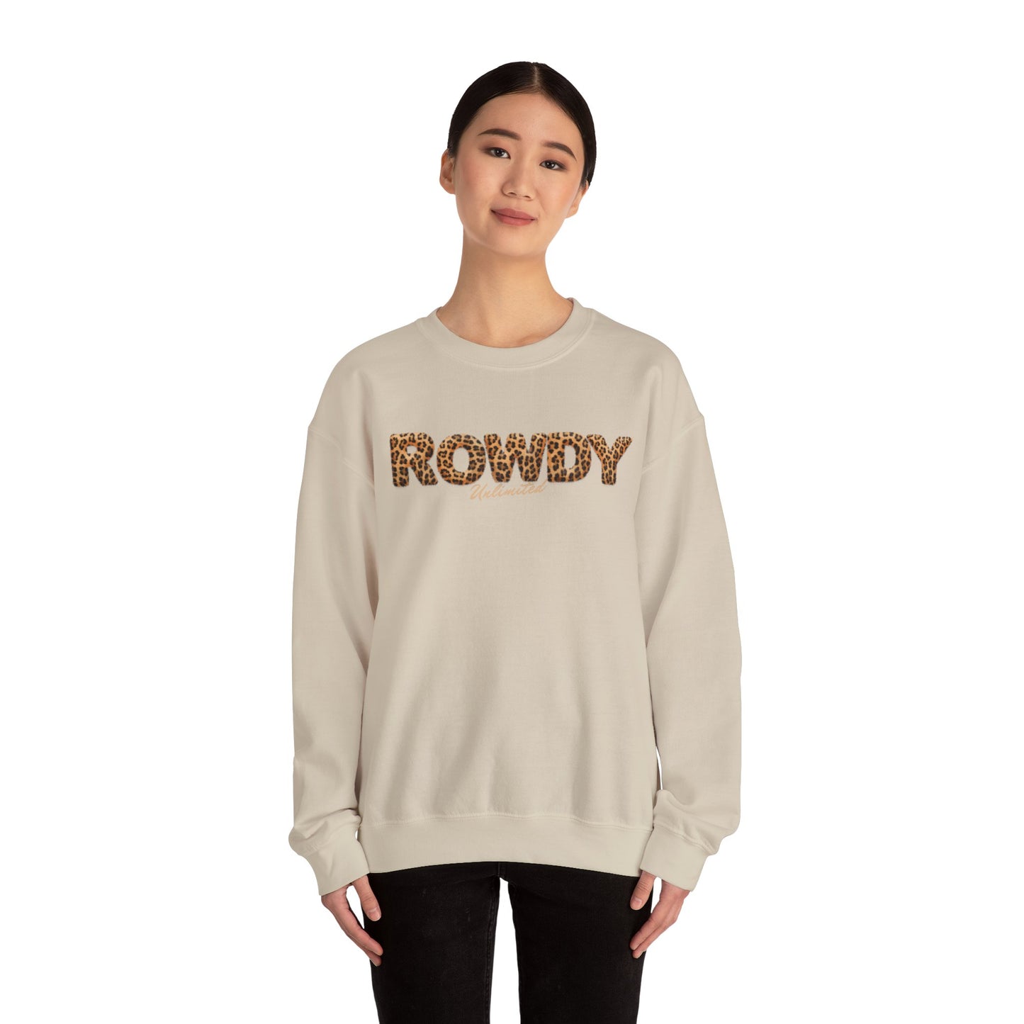 Rowdy Cheetah Unisex Heavy Blend™ Crewneck Sweatshirt