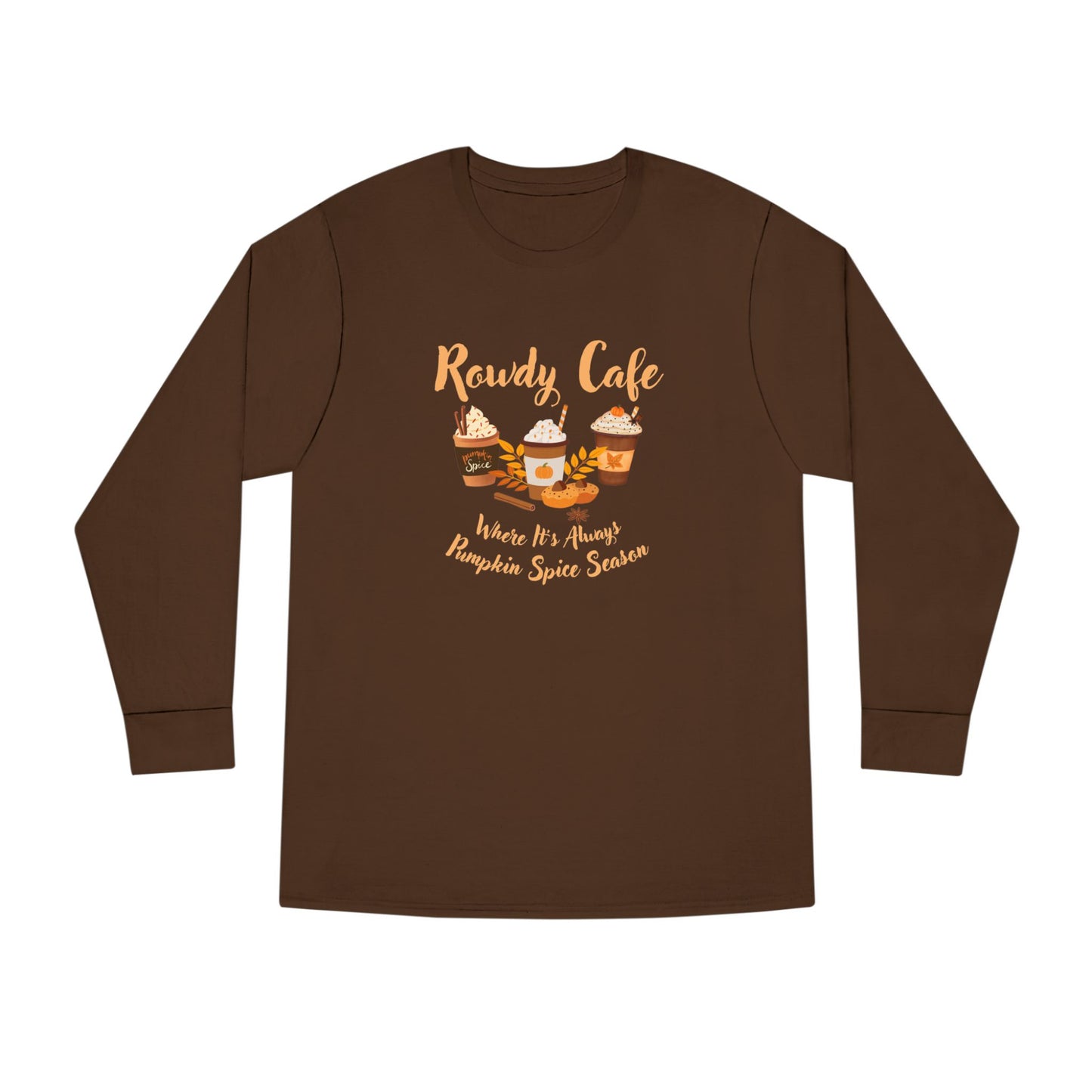Rowdy Cafe Long Sleeve Crewneck Tee