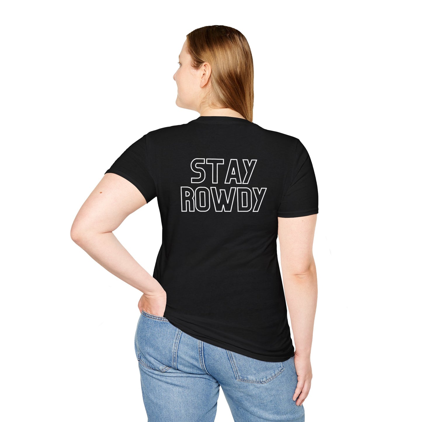 STAY ROWDY Unisex Softstyle T-Shirt