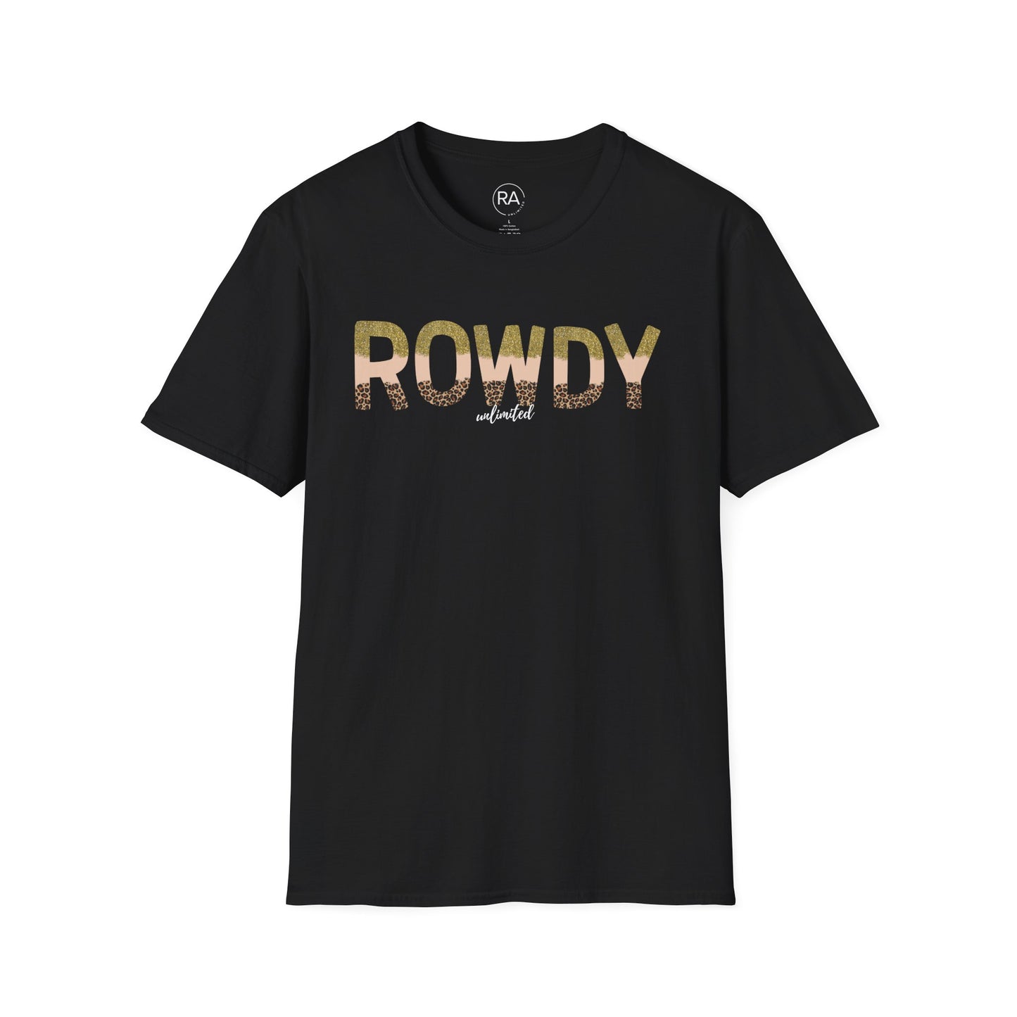 Sassy Animal Print Rowdy Unisex Softstyle T-Shirt