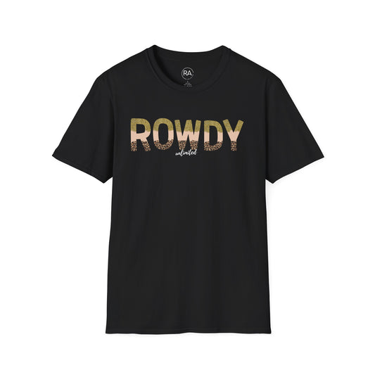 Sassy Animal Print Rowdy Unisex Softstyle T-Shirt