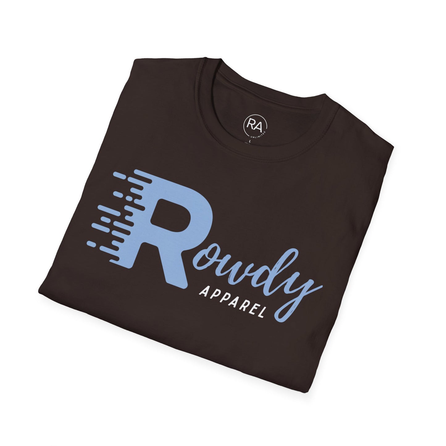 Baby Blue Rowdy Rush Unisex Softstyle T-Shirt