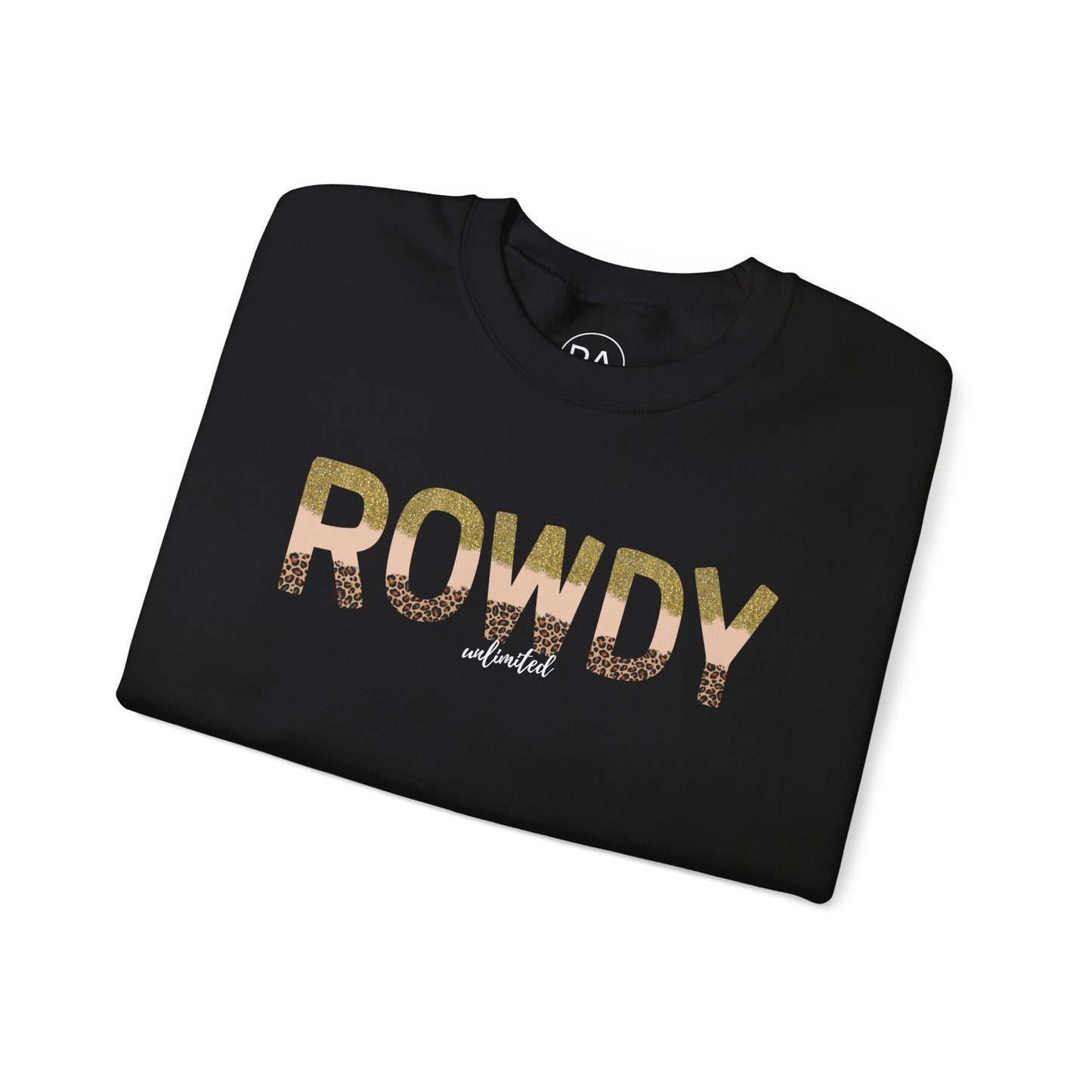 Gold Girl Rowdy Unisex Heavy Blend™ Crewneck Sweatshirt
