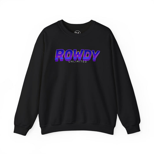 Super Purple Rowdy Unisex Heavy Blend™ Crewneck Sweatshirt