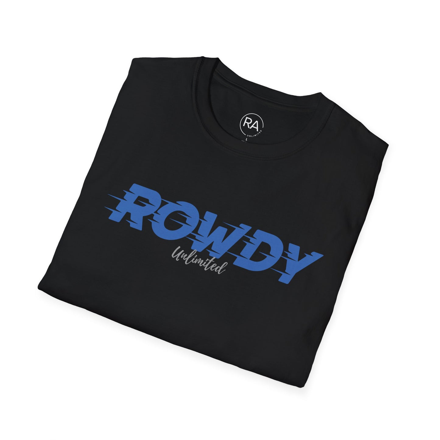 Blue Blurr Rowdy Unisex Softstyle T-Shirt
