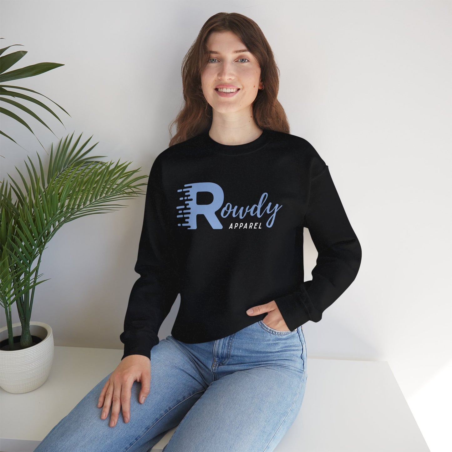 Baby Blue Rowdy Unisex Heavy Blend™ Crewneck Sweatshirt