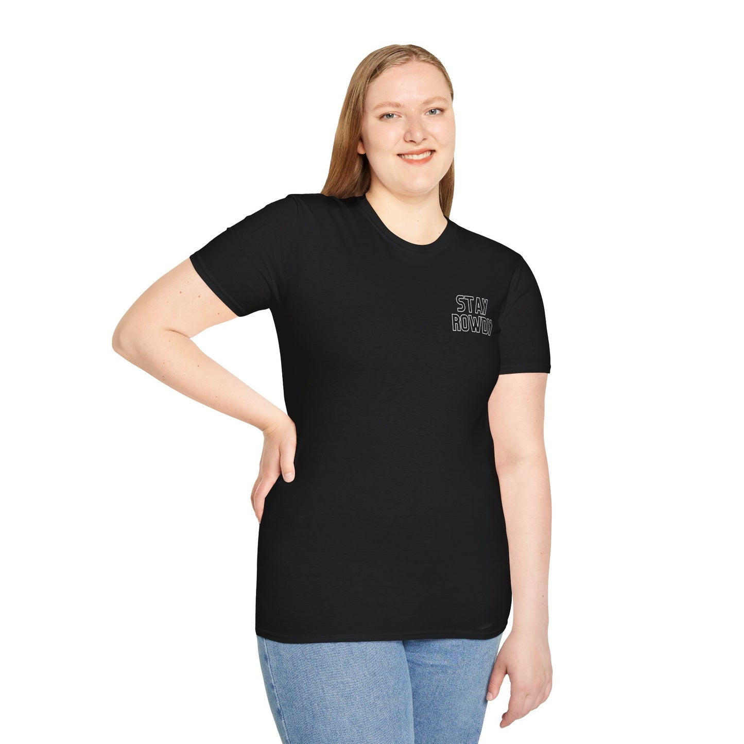 STAY ROWDY Unisex Softstyle T-Shirt
