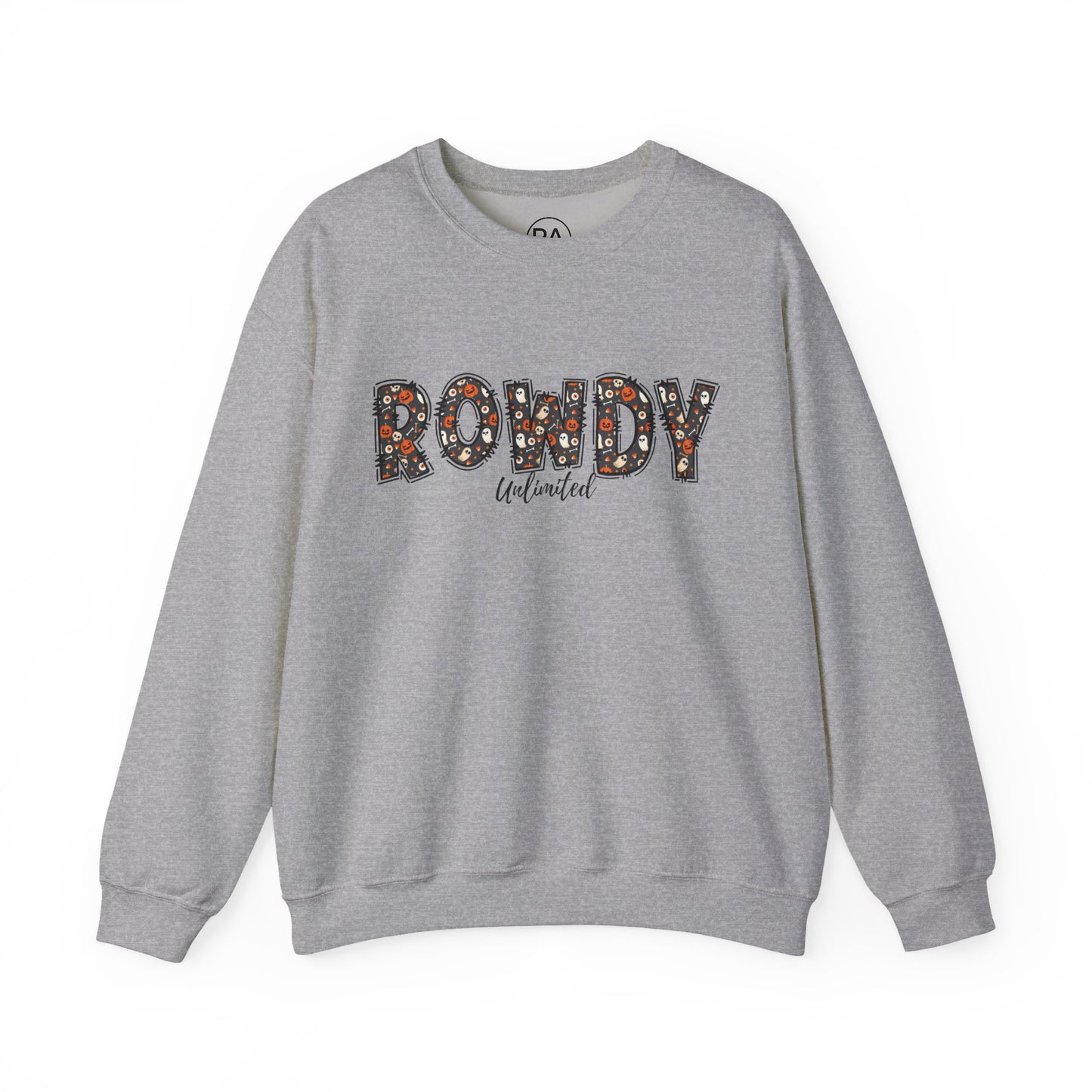 ROWDY Gohsts & Pumpkins Unisex Heavy Blend™ Crewneck Sweatshirt