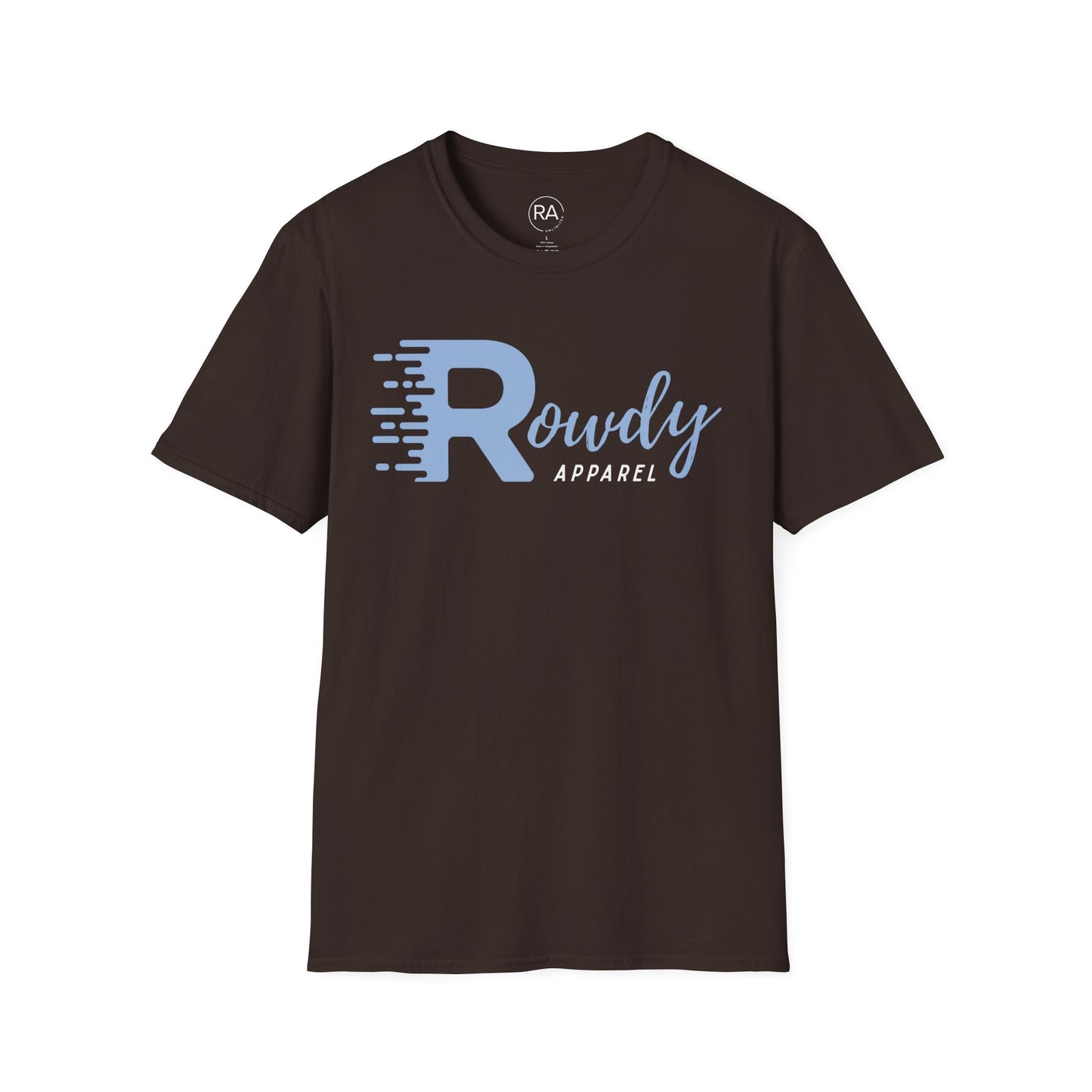 Baby Blue Rowdy Rush Unisex Softstyle T-Shirt