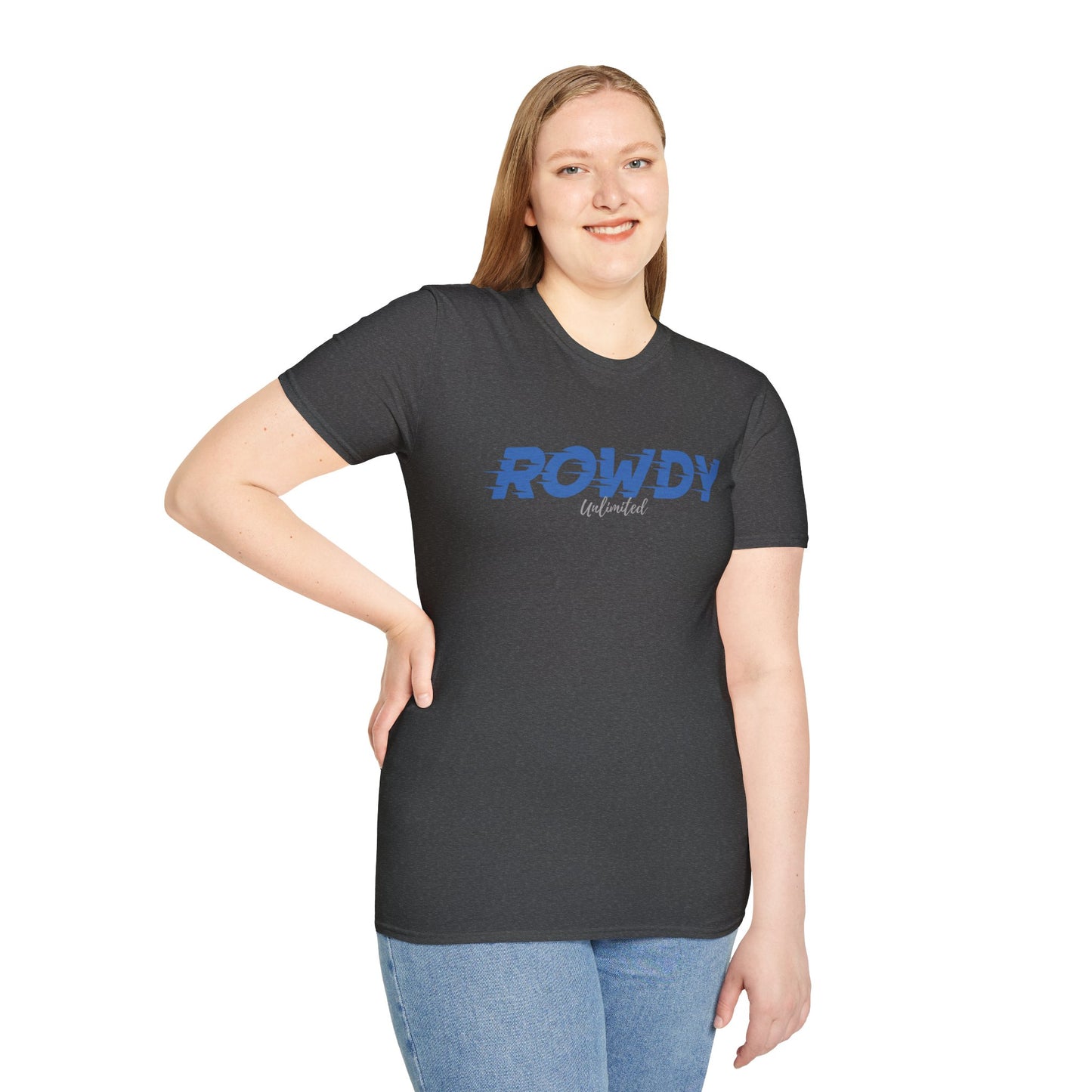 Blue Blurr Rowdy Unisex Softstyle T-Shirt