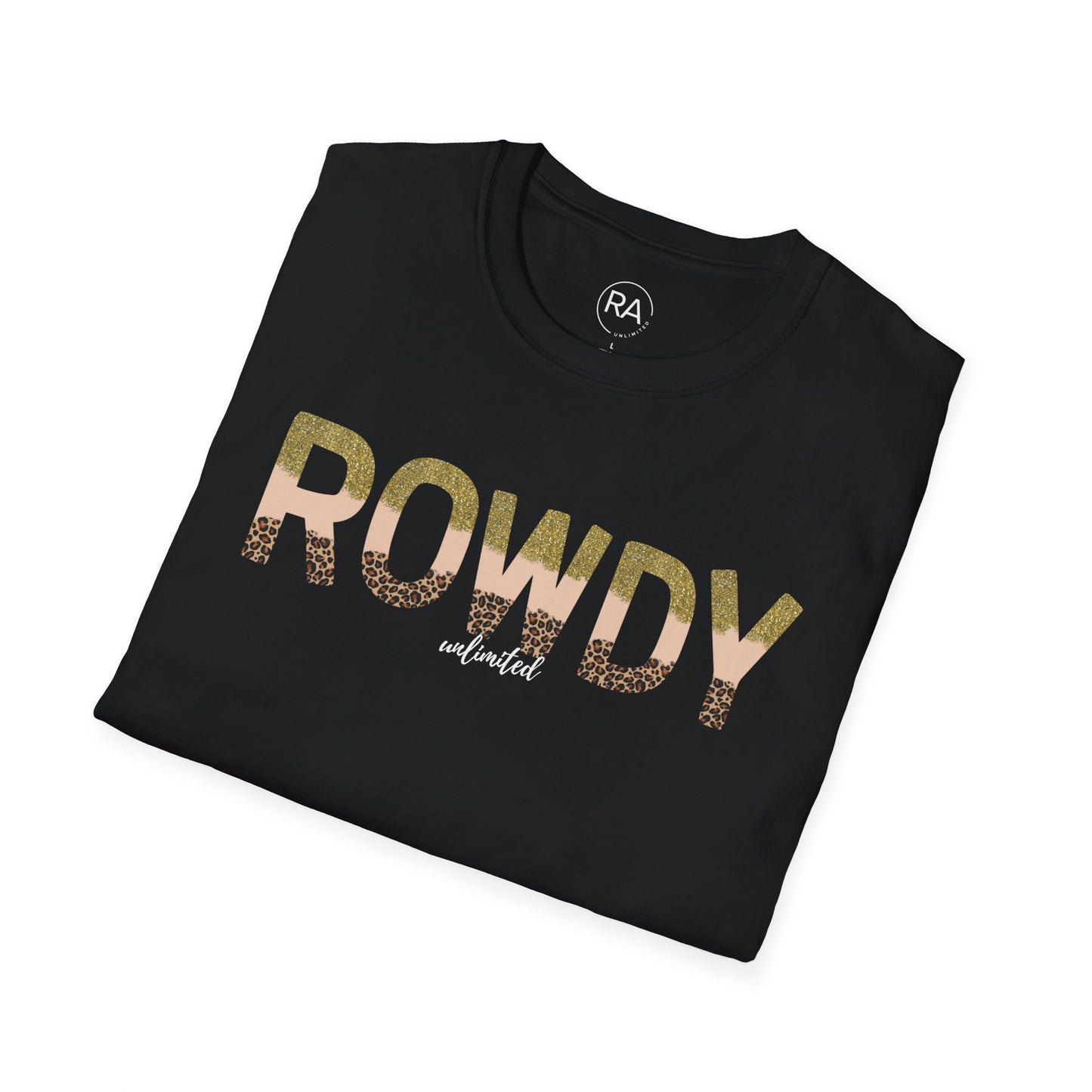 Sassy Animal Print Rowdy Unisex Softstyle T-Shirt