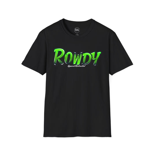 Green Graffiti Rowdy Unisex Softstyle T-Shirt