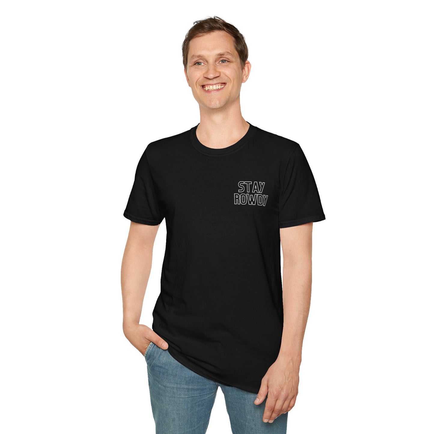 STAY ROWDY Unisex Softstyle T-Shirt