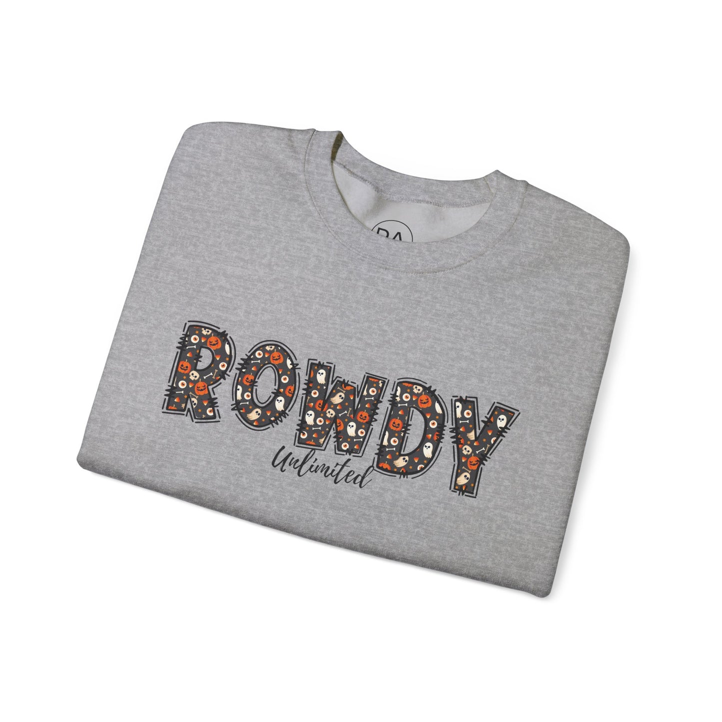 ROWDY Gohsts & Pumpkins Unisex Heavy Blend™ Crewneck Sweatshirt