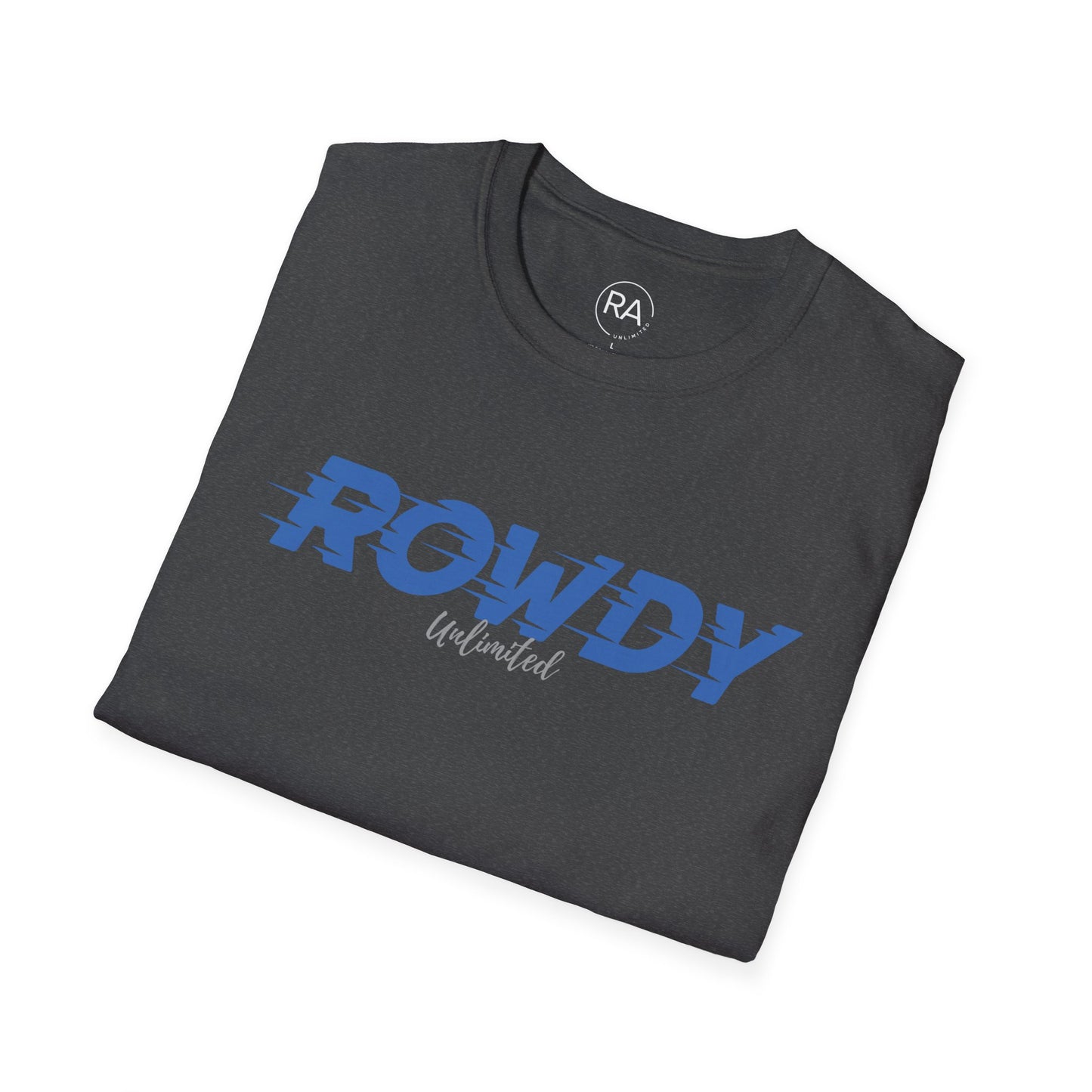 Blue Blurr Rowdy Unisex Softstyle T-Shirt