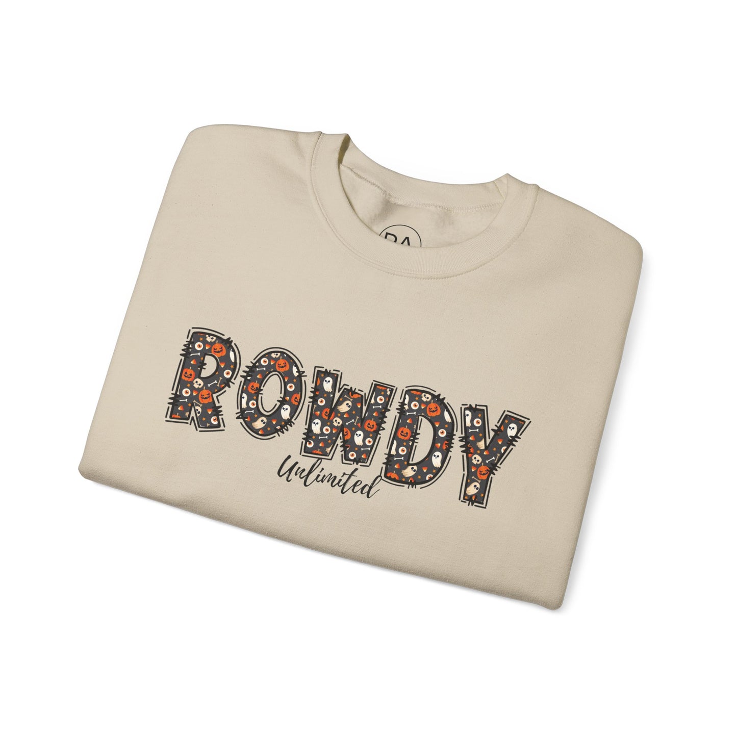 ROWDY Gohsts & Pumpkins Unisex Heavy Blend™ Crewneck Sweatshirt