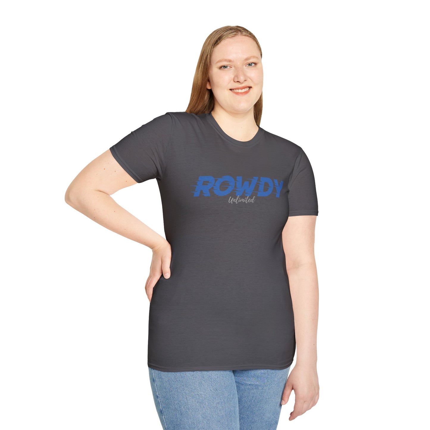 Blue Blurr Rowdy Unisex Softstyle T-Shirt